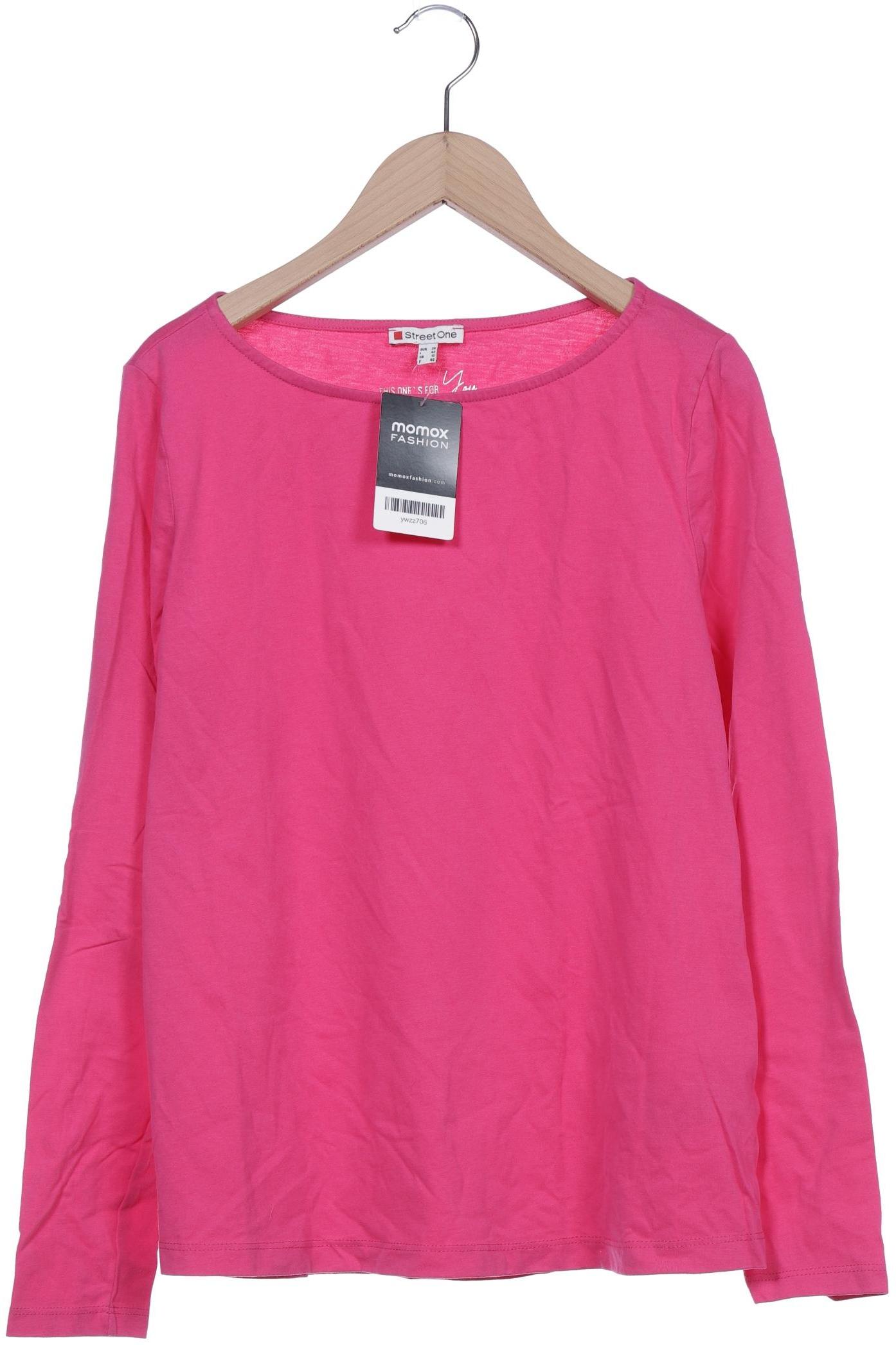 

Street One Damen Langarmshirt, pink, Gr. 38