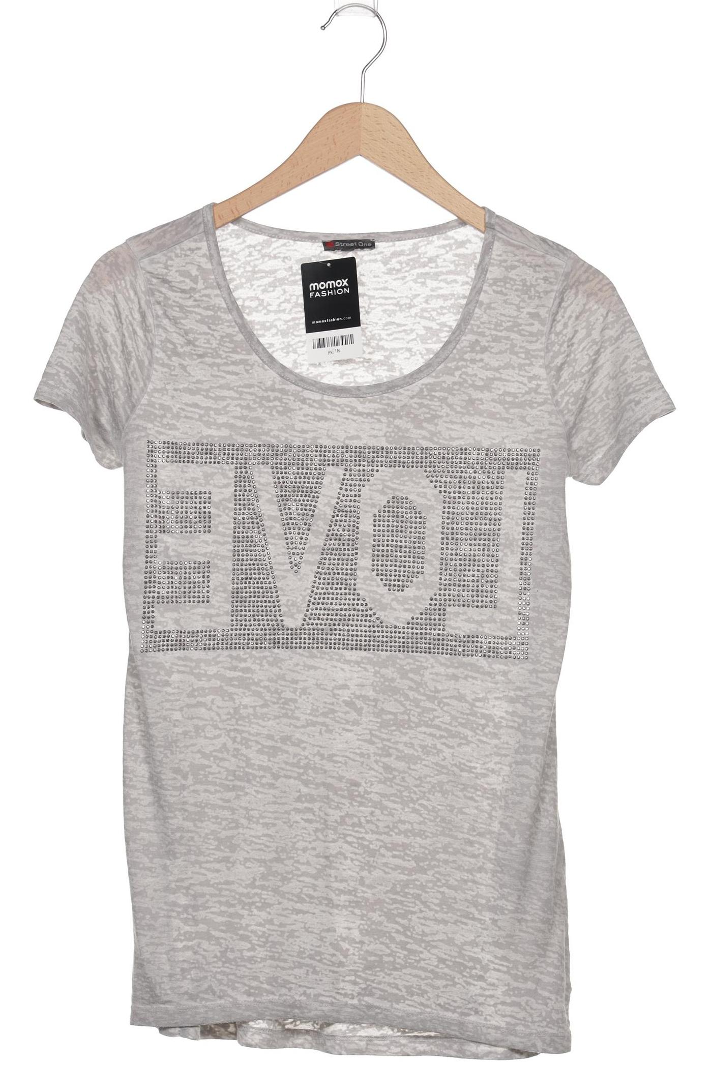 

Street One Damen T-Shirt, grau, Gr. 38