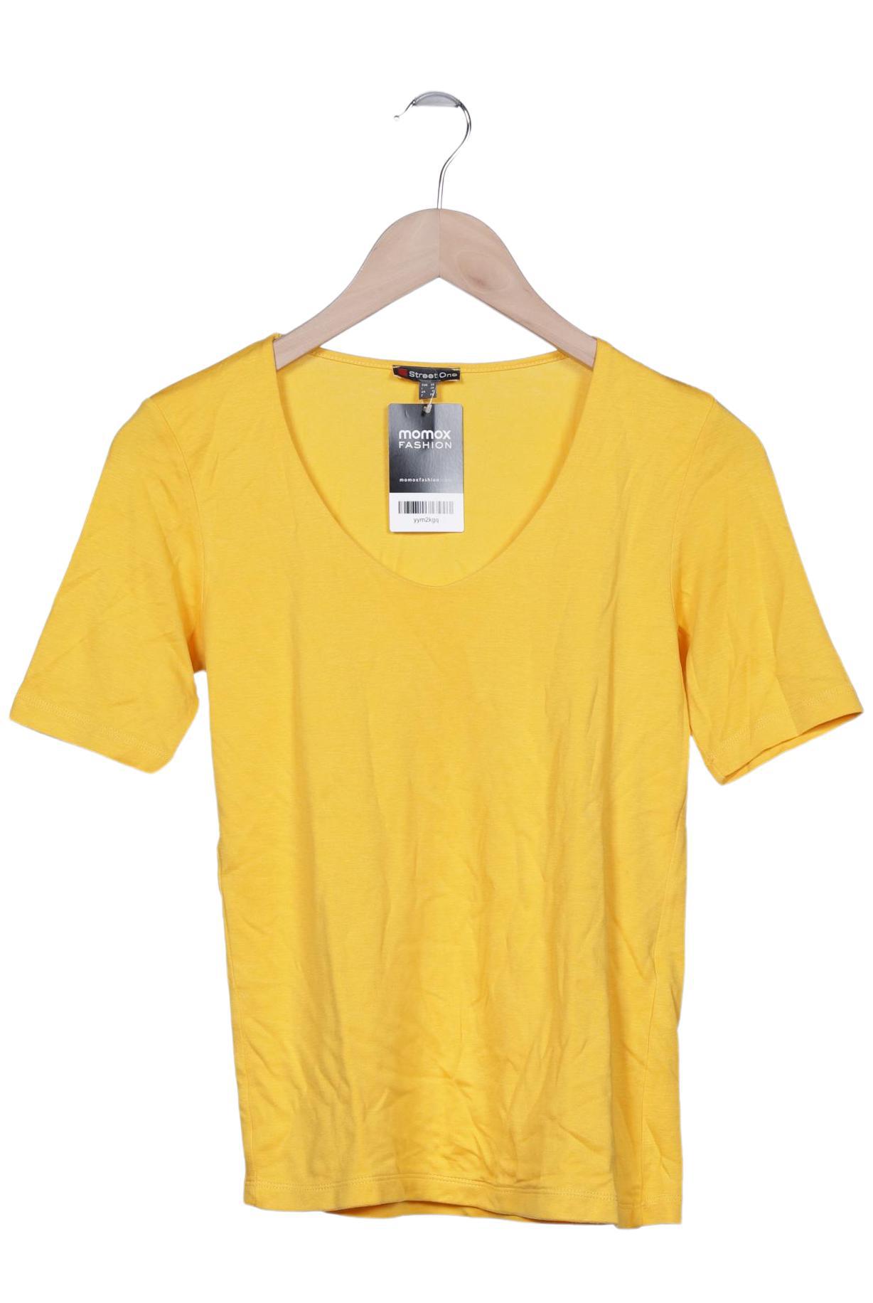 

Street One Damen T-Shirt, gelb, Gr. 34