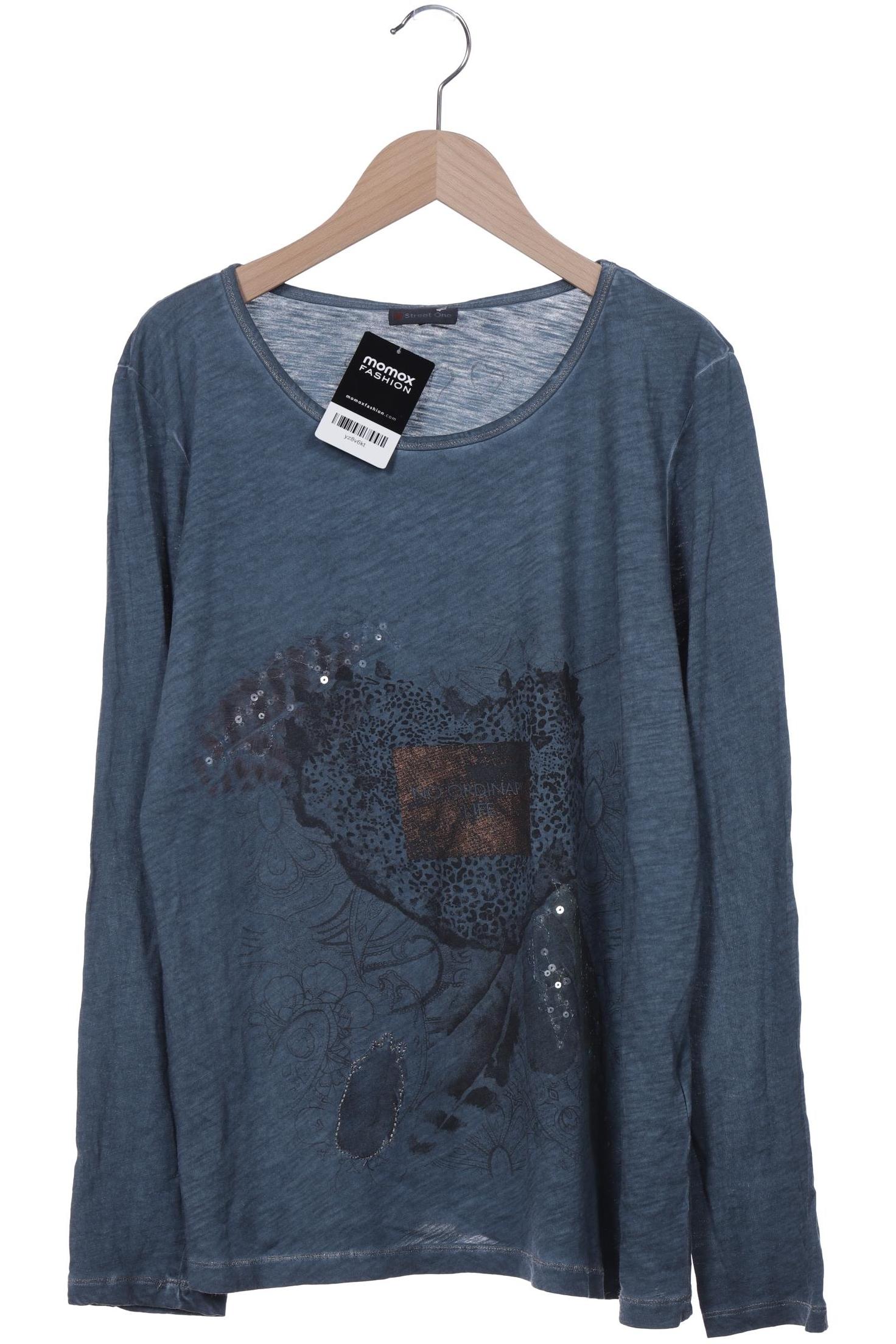 

Street One Damen Langarmshirt, blau, Gr. 40