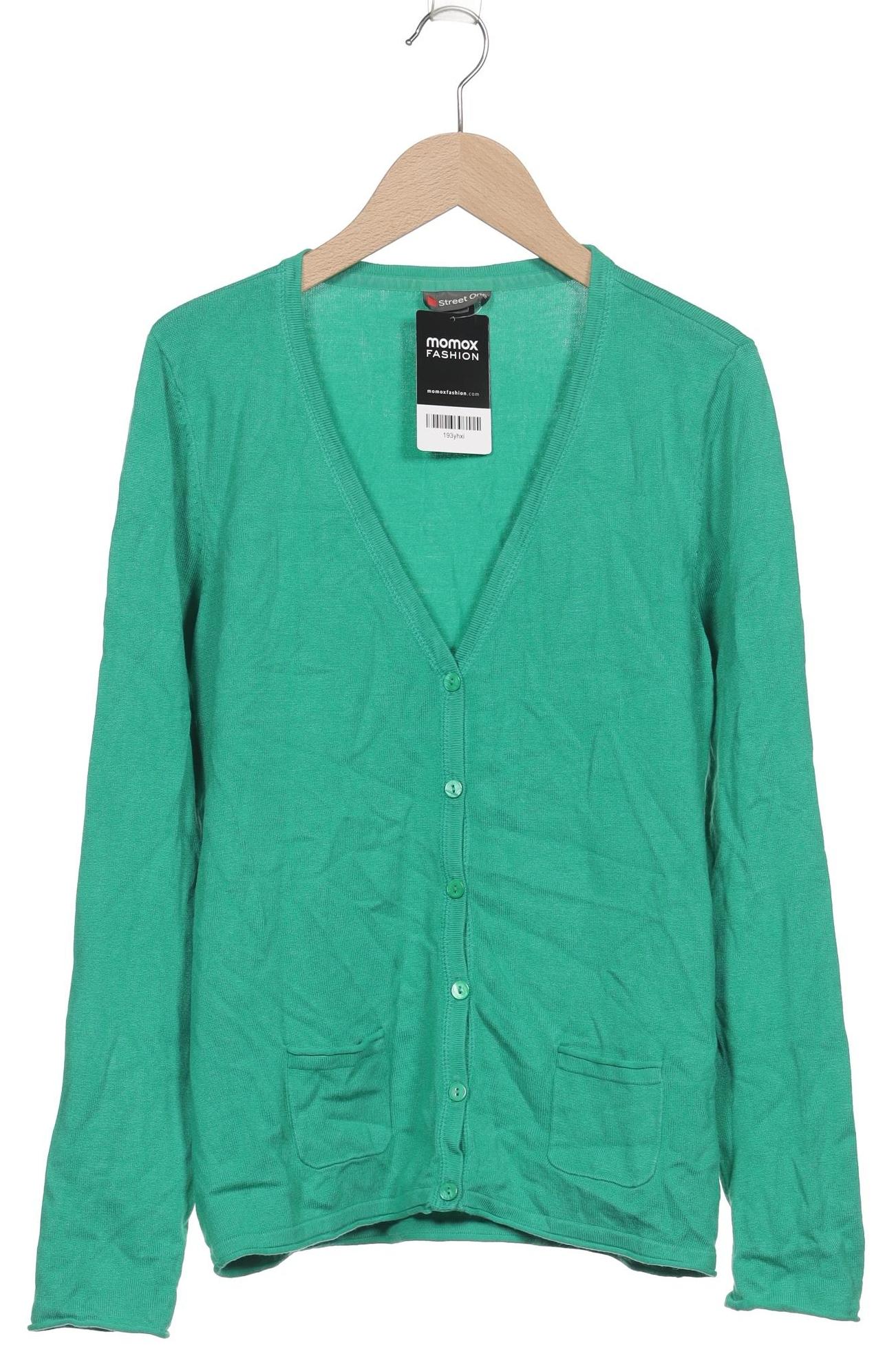 

Street One Damen Strickjacke, grün, Gr. 38