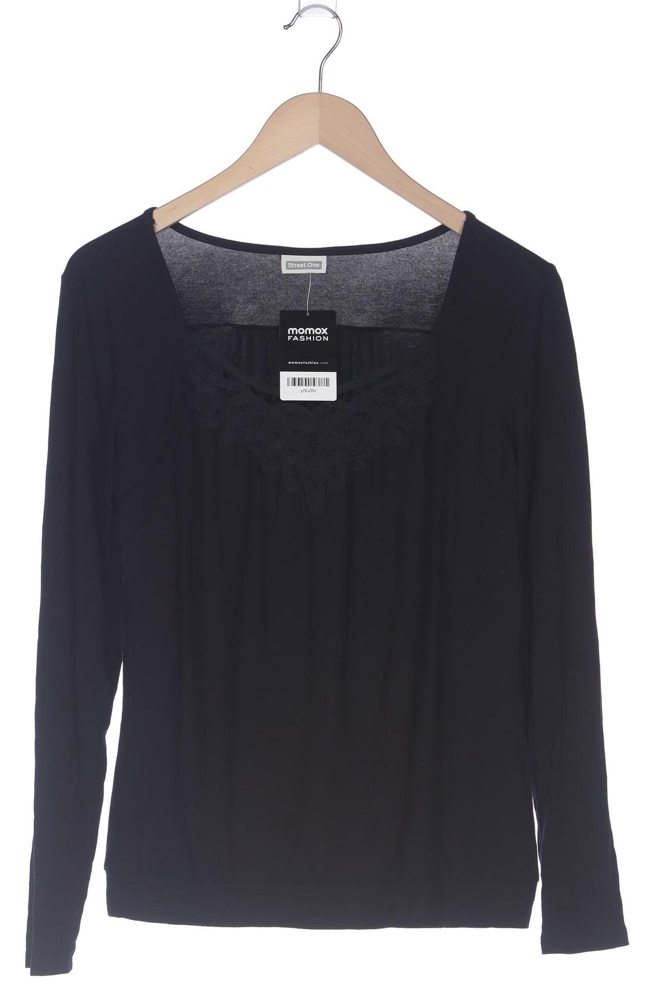 

Street One Damen Langarmshirt, schwarz, Gr. 38