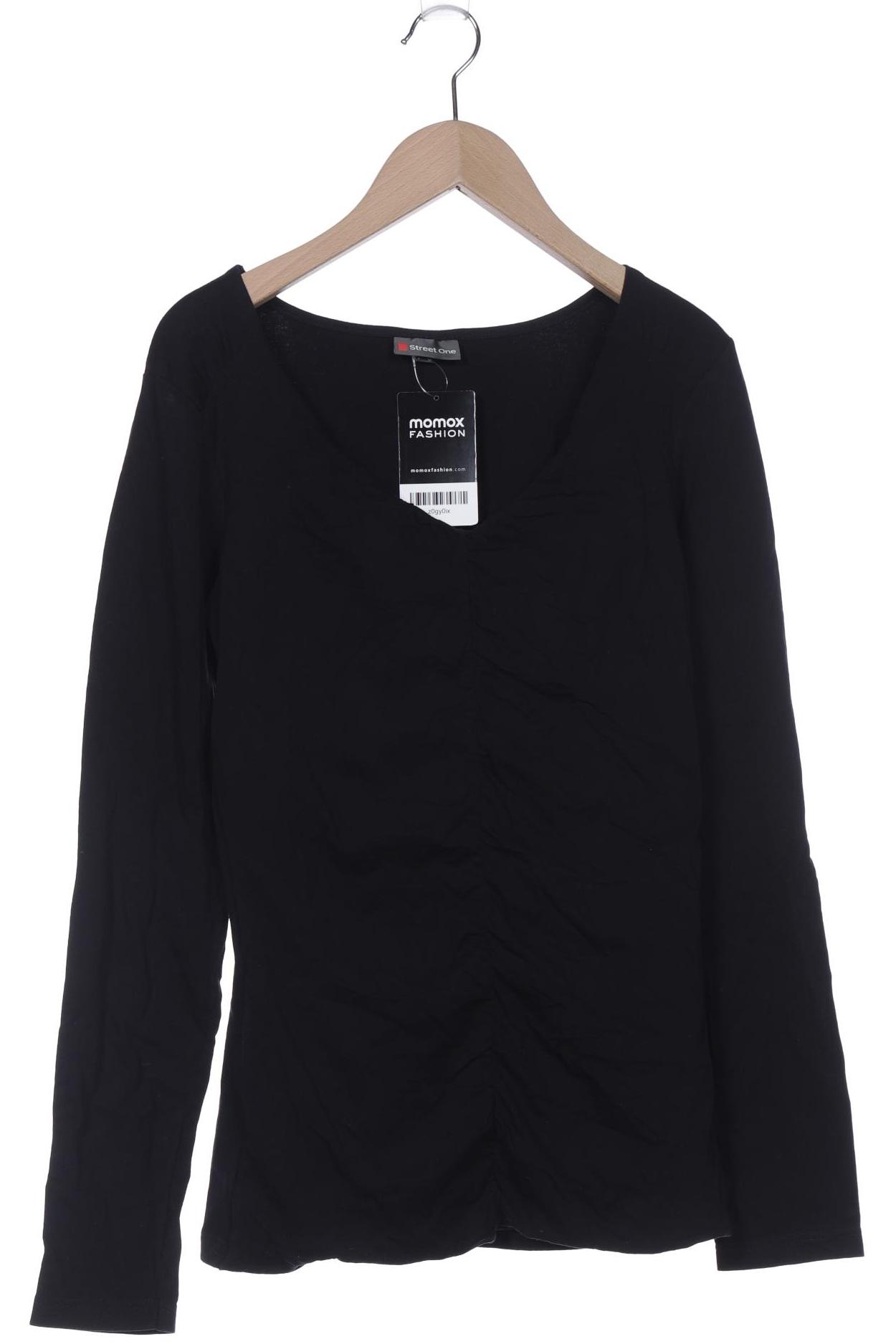

Street One Damen Langarmshirt, schwarz, Gr. 38