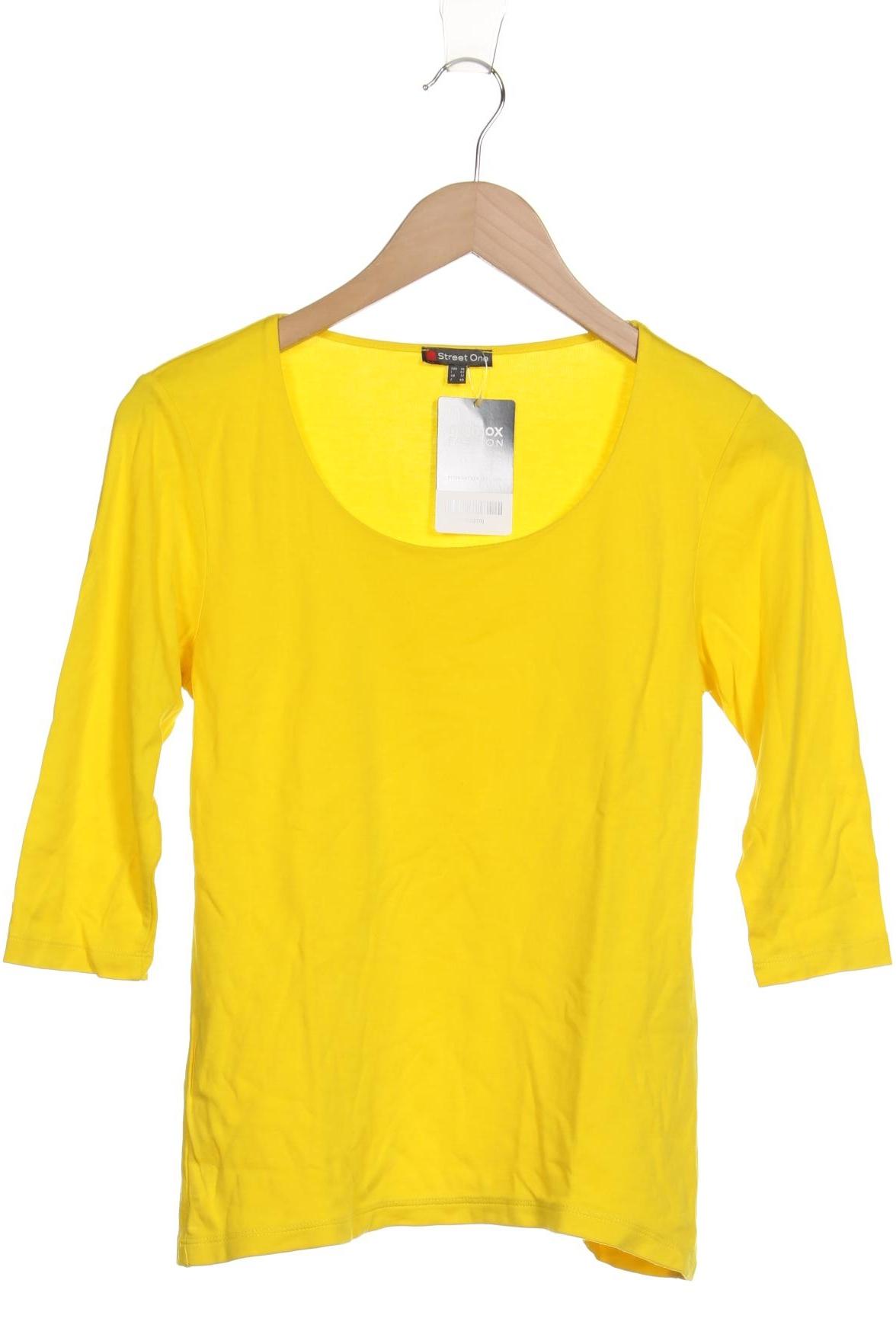 

Street One Damen Langarmshirt, gelb, Gr. 38