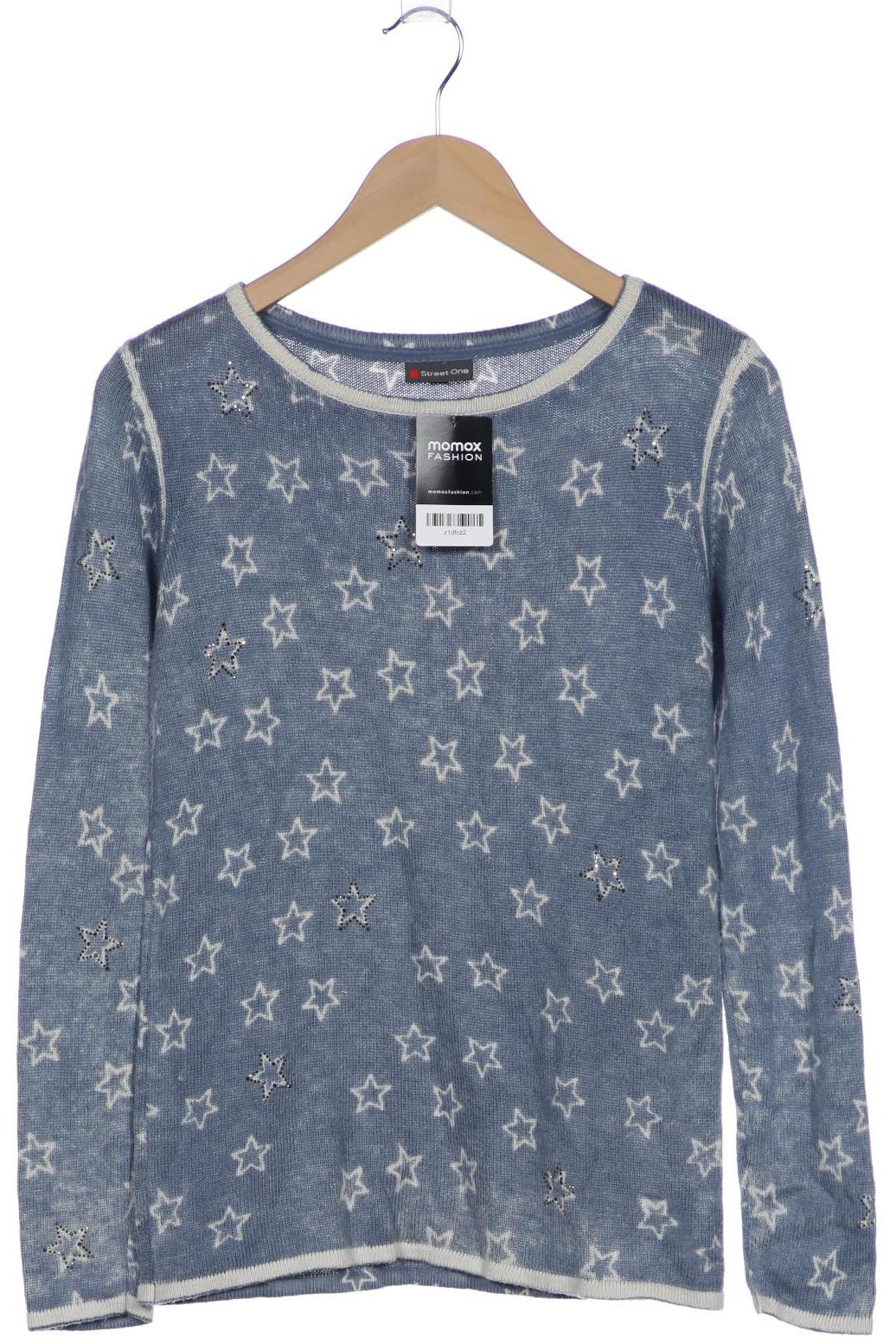 

Street One Damen Pullover, blau, Gr. 38