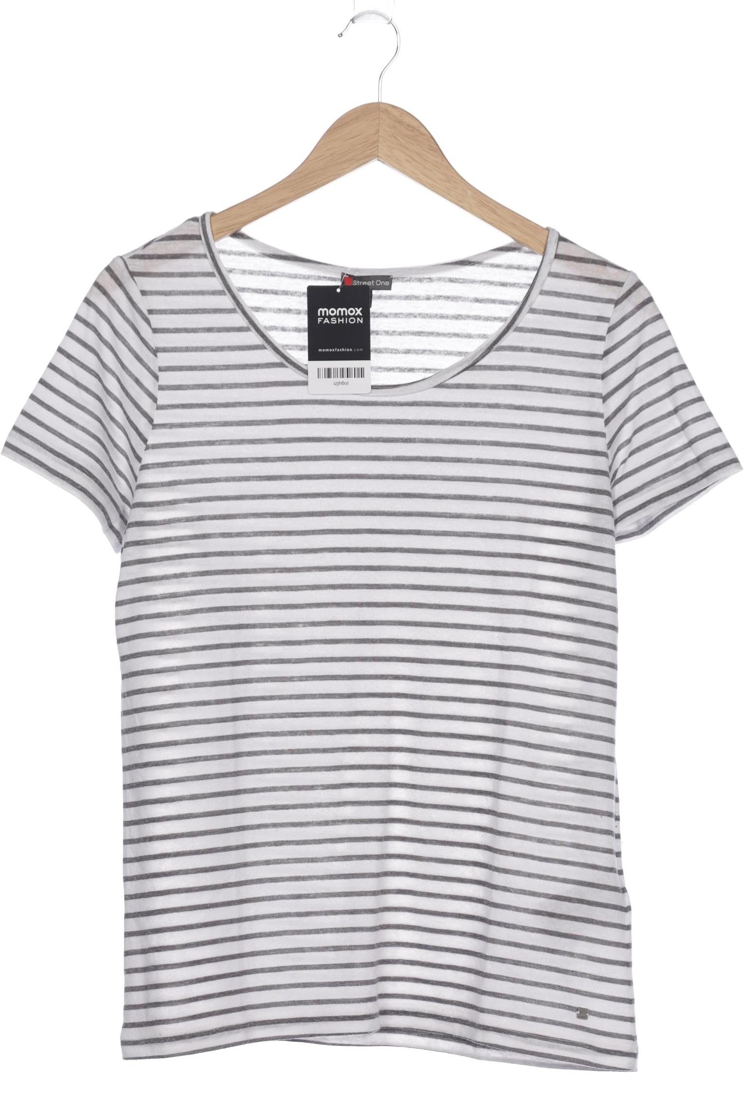 

Street One Damen T-Shirt, weiß, Gr. 40
