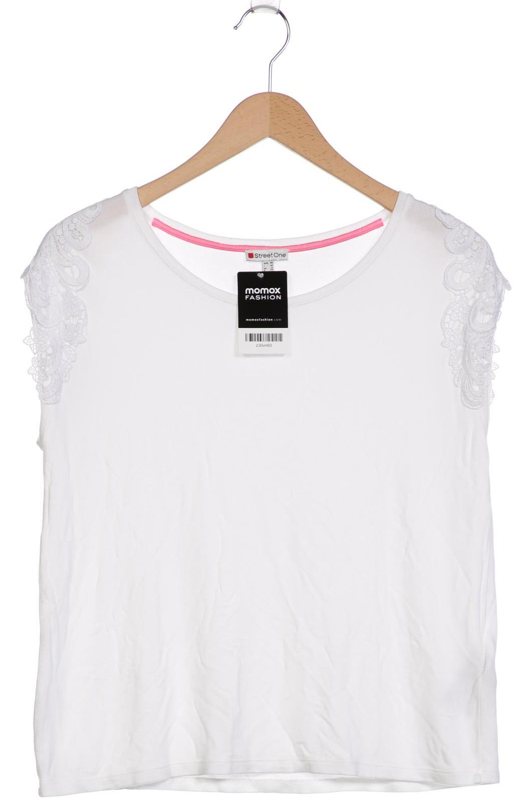 

Street One Damen T-Shirt, weiß, Gr. 38
