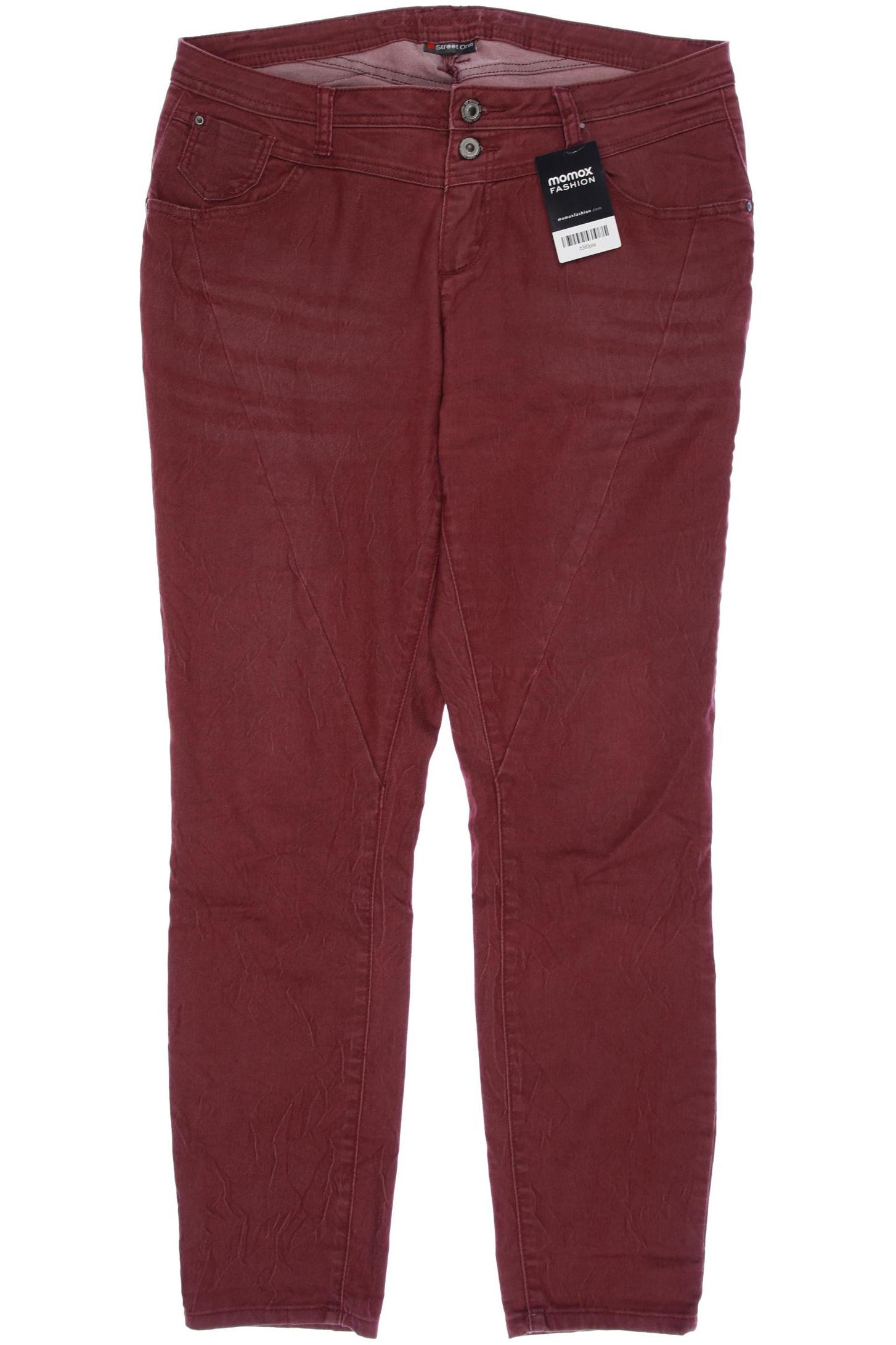 

Street One Damen Jeans, rot, Gr. 42