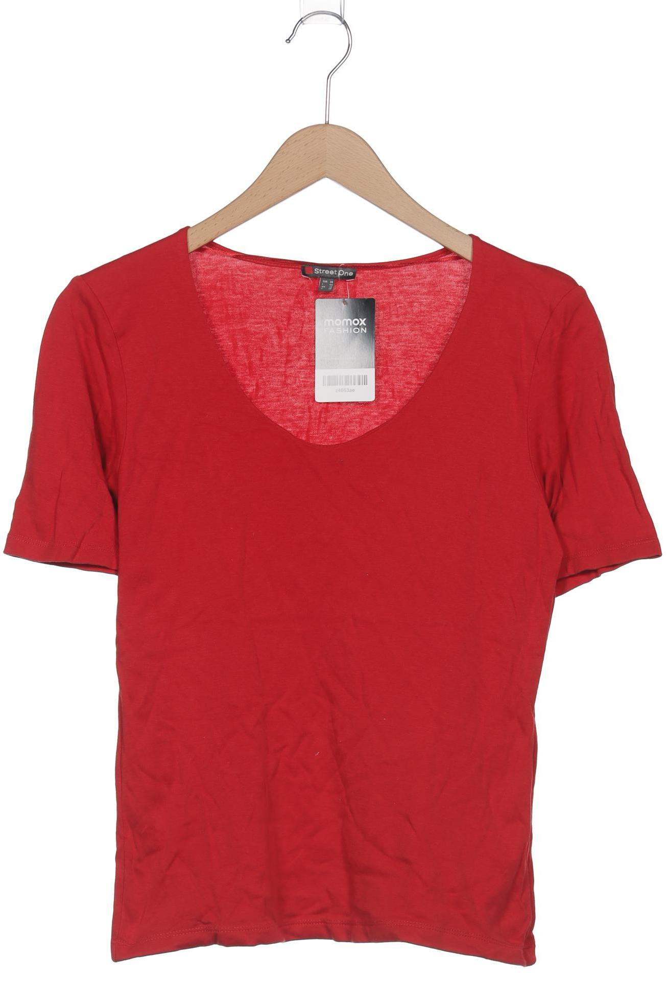 

Street One Damen T-Shirt, rot, Gr. 36