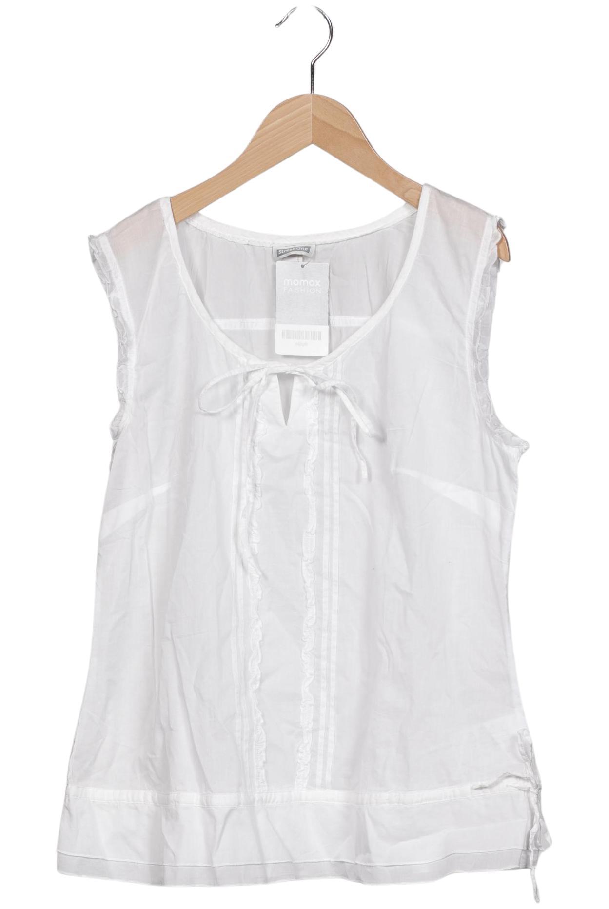 

Street One Damen Bluse, weiß, Gr. 42