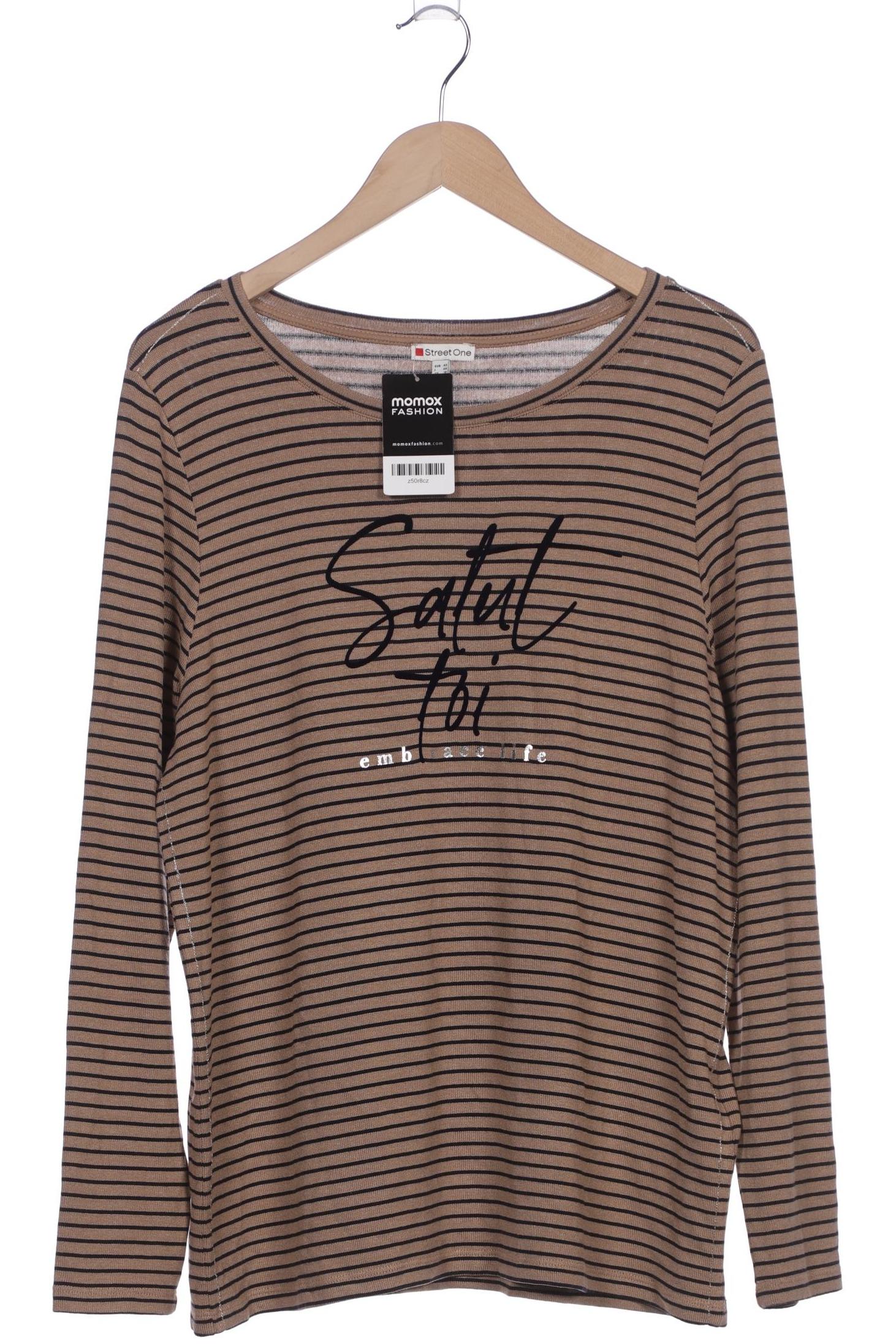 

Street One Damen Langarmshirt, braun, Gr. 42