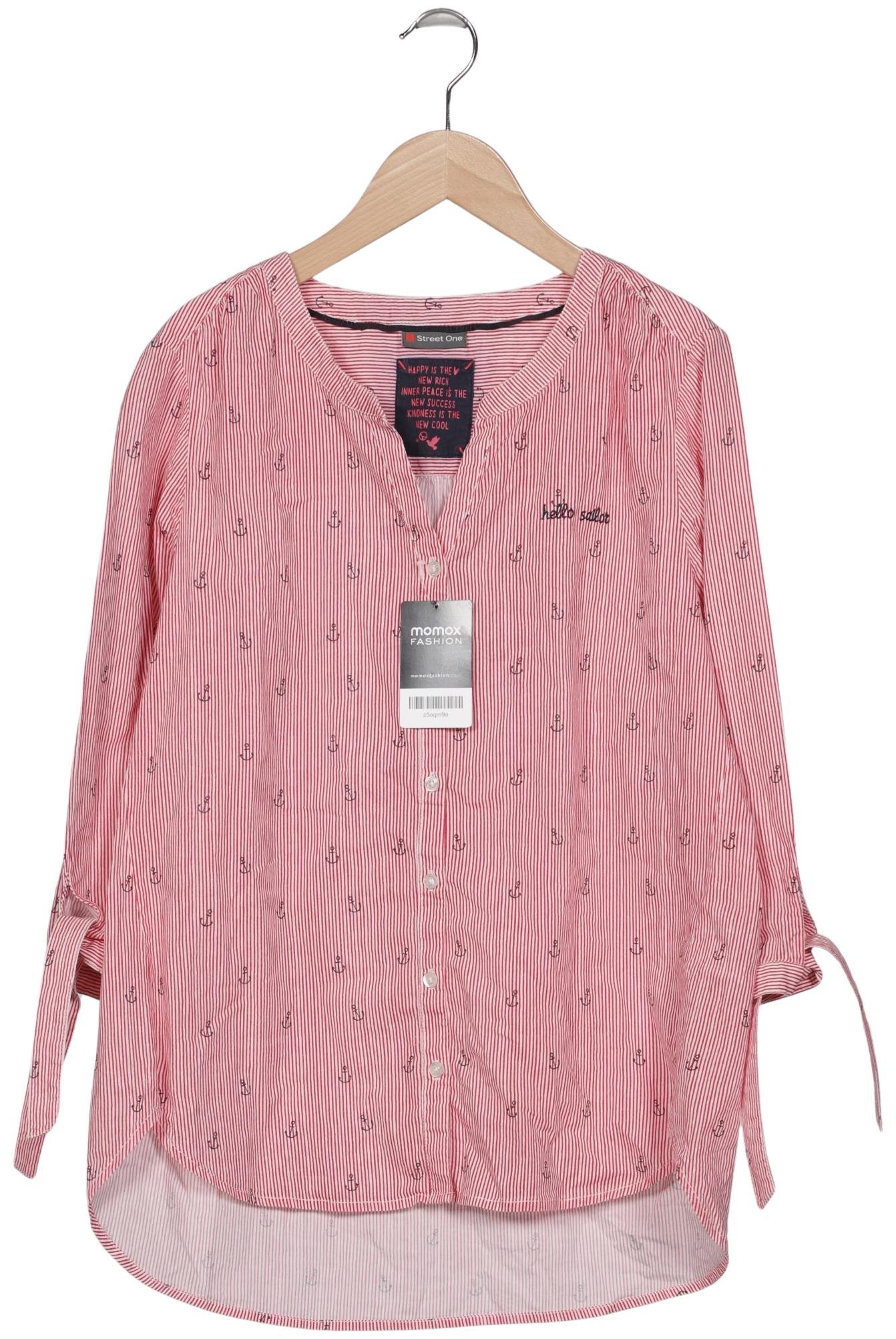 

Street One Damen Bluse, rot, Gr. 38