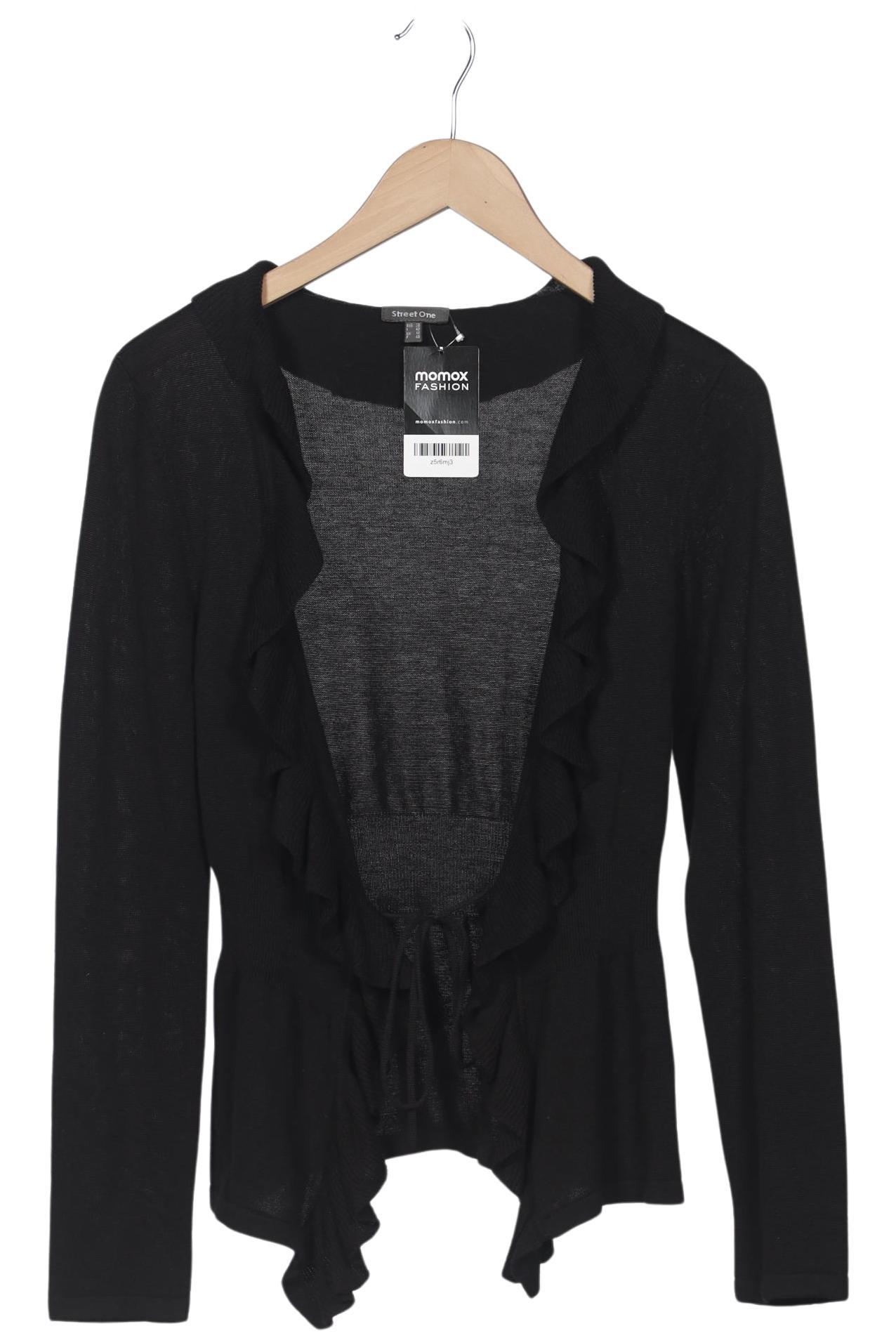 

Street One Damen Strickjacke, schwarz, Gr. 38