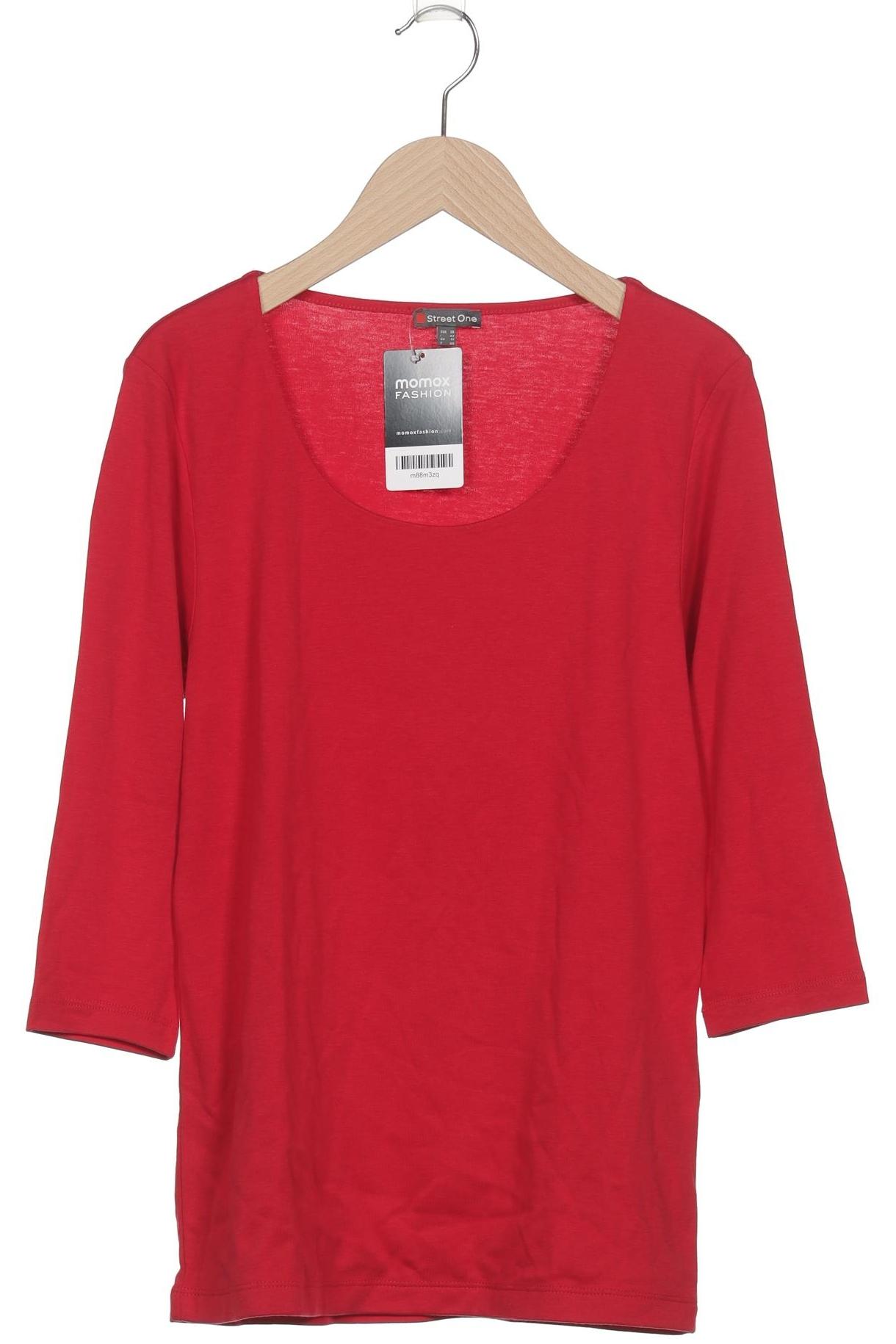 

Street One Damen Langarmshirt, rot, Gr. 38