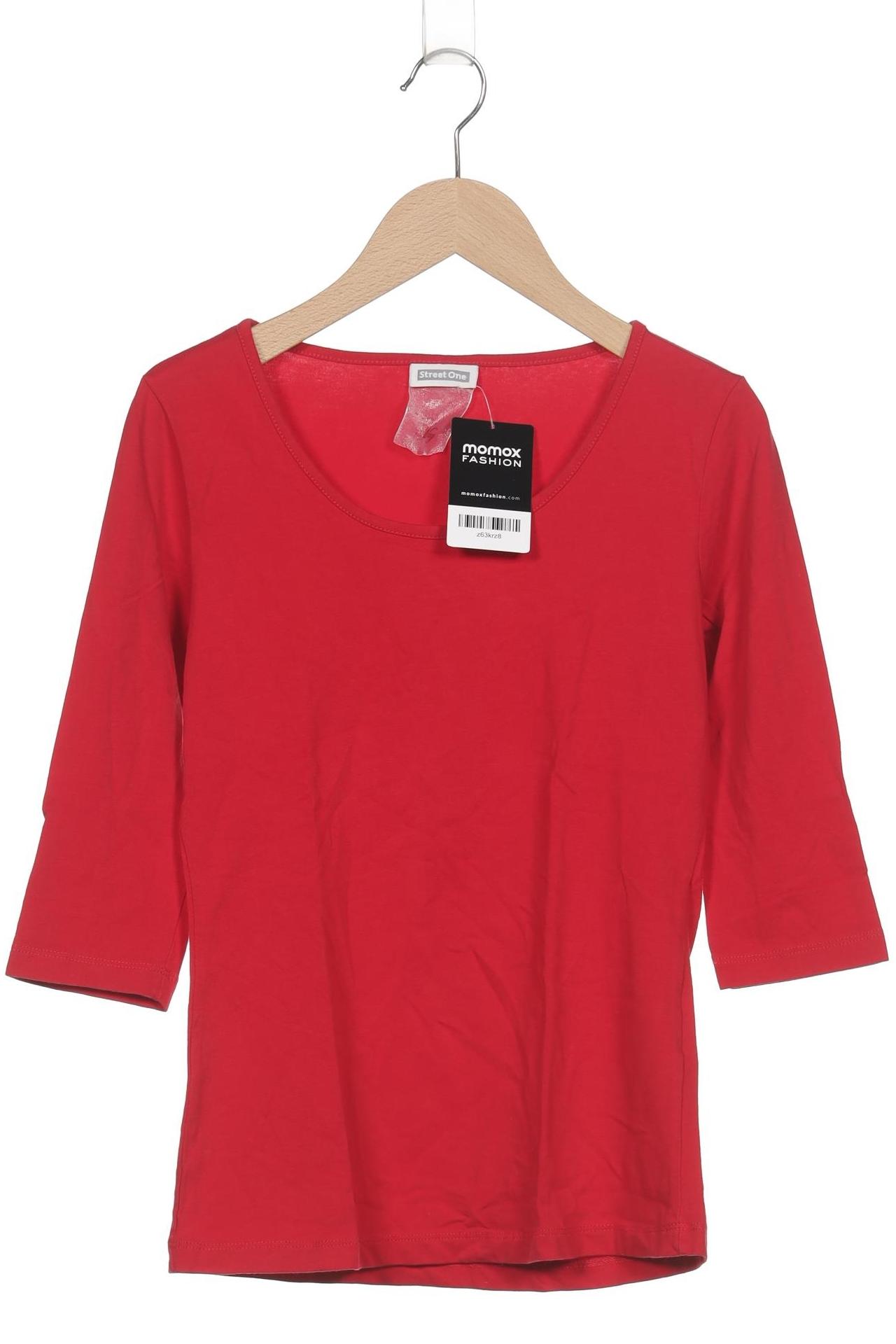 

Street One Damen Langarmshirt, rot, Gr. 36