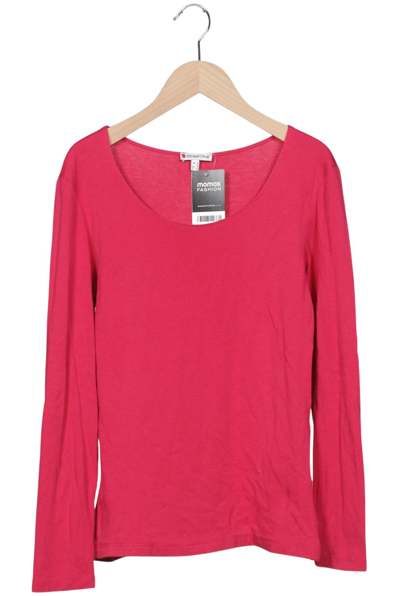 

Street One Damen Langarmshirt, pink, Gr. 36