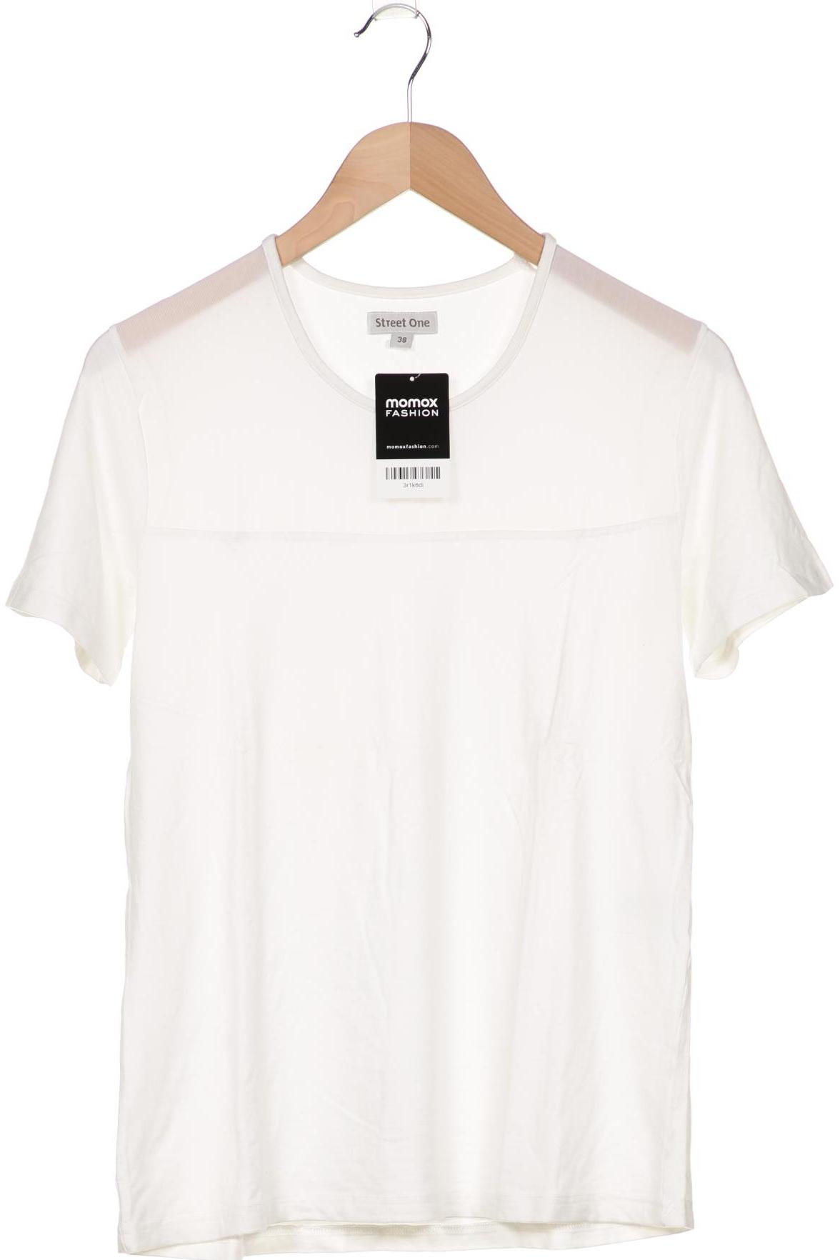 

Street One Damen T-Shirt, weiß, Gr. 38