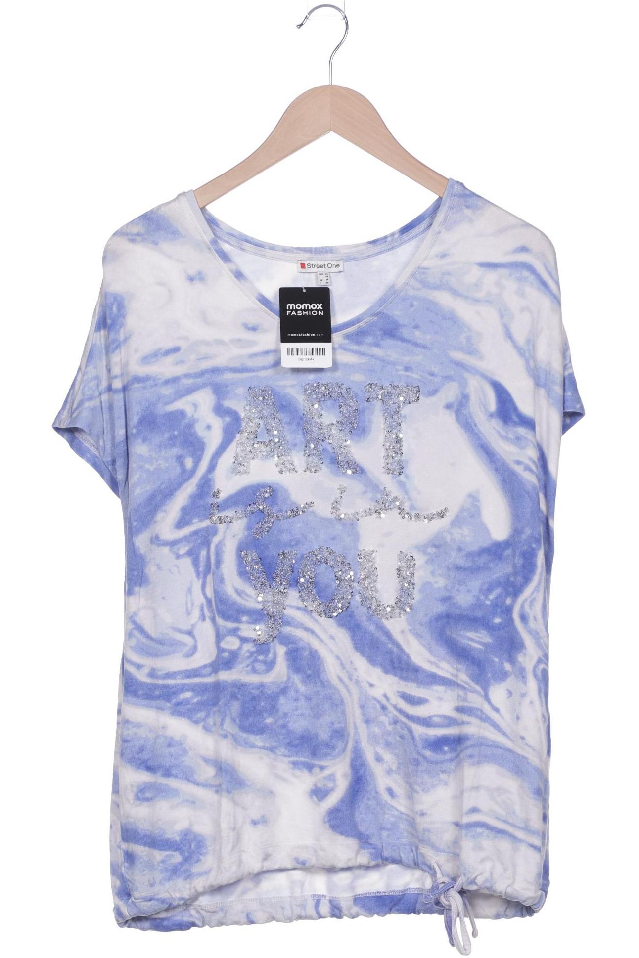 

Street One Damen T-Shirt, blau, Gr. 44