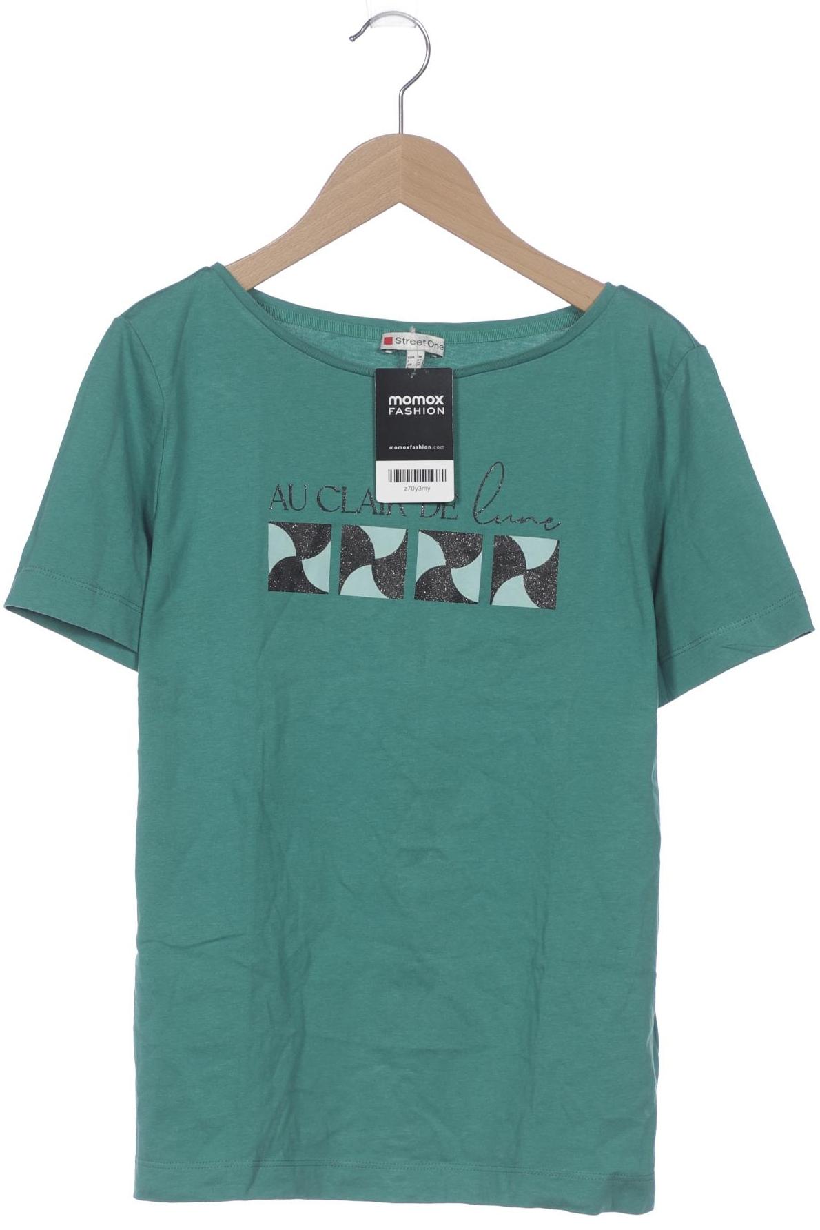 

Street One Damen T-Shirt, türkis, Gr. 36