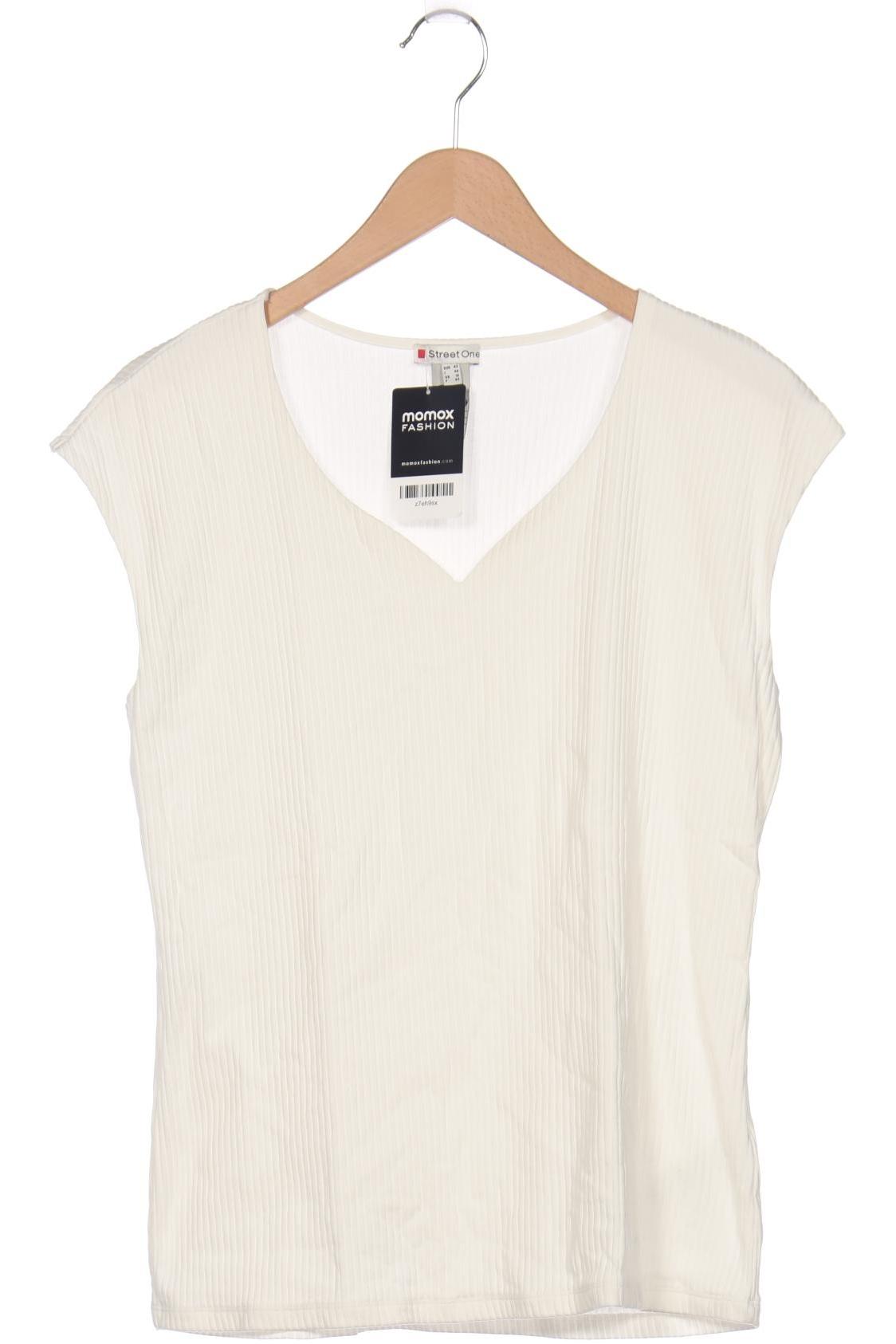 

Street One Damen T-Shirt, weiß, Gr. 42
