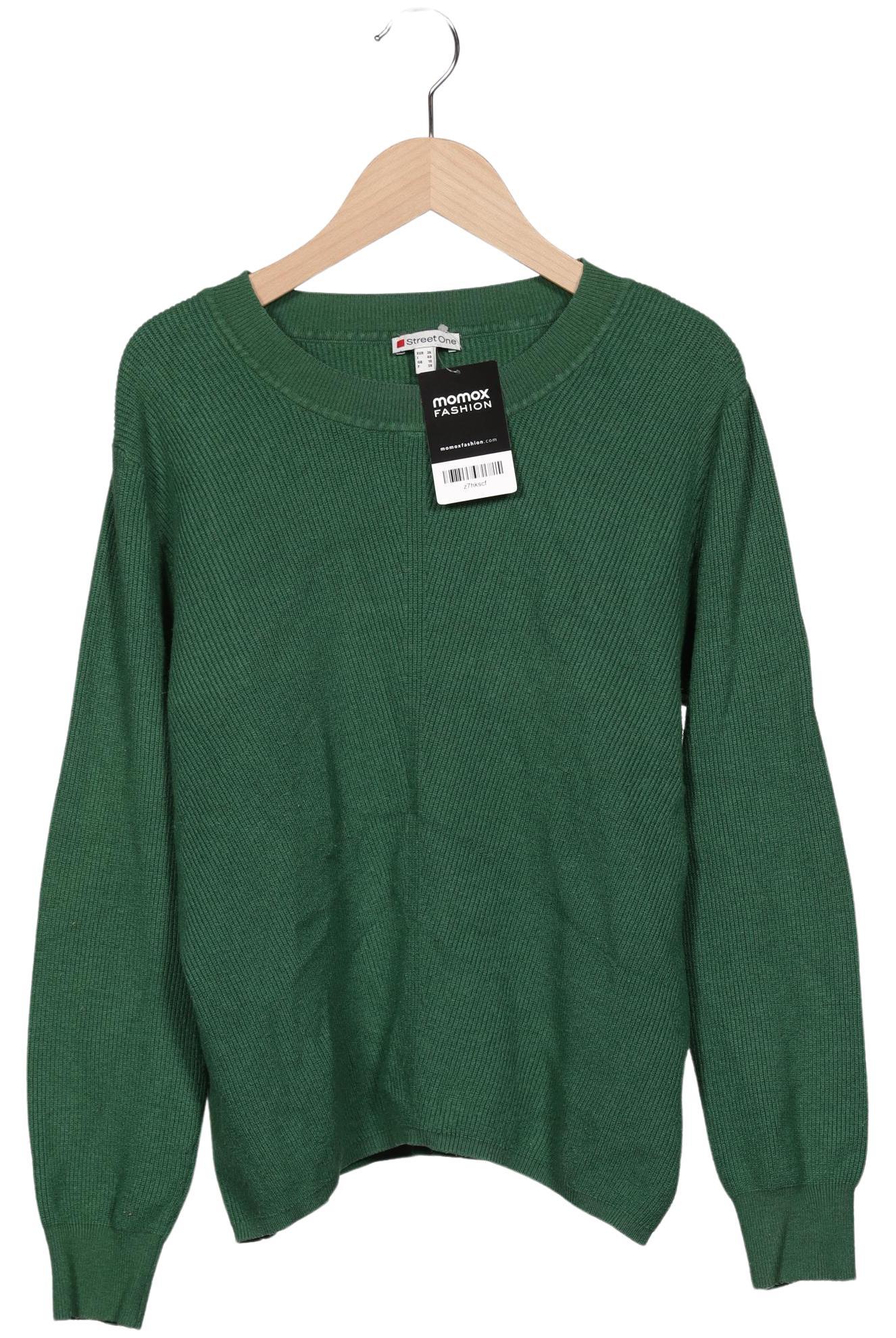 

Street One Damen Pullover, grün, Gr. 36