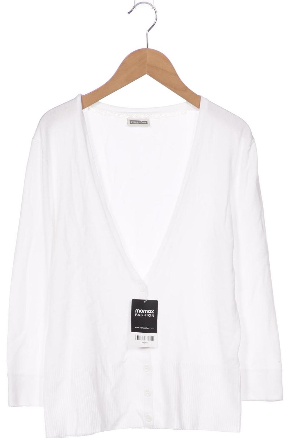 

Street One Damen Strickjacke, weiß, Gr. 40
