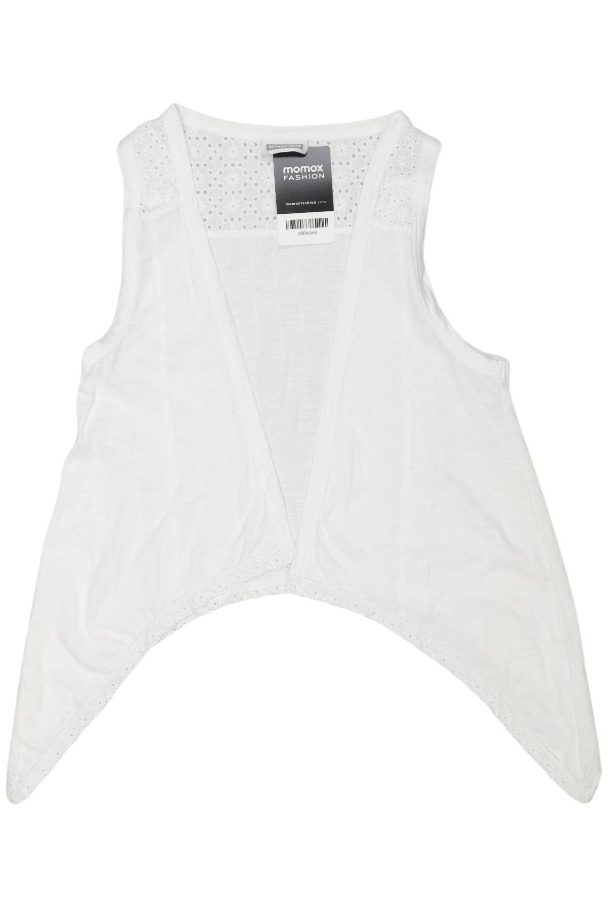 

Street One Damen Strickjacke, weiß, Gr. 36