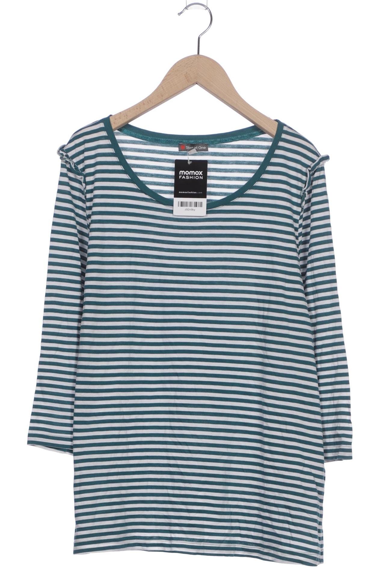 

Street One Damen Langarmshirt, türkis, Gr. 42