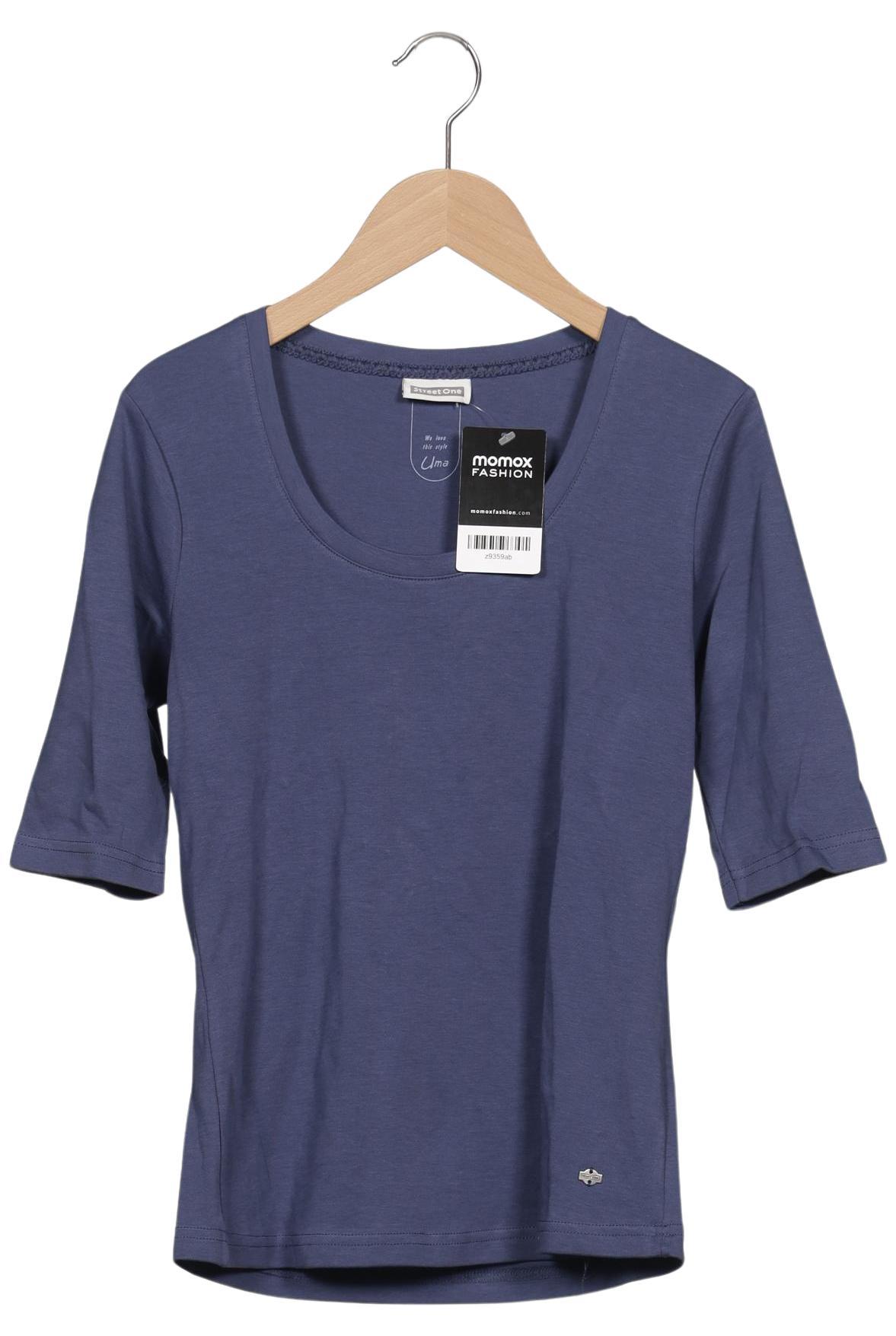

Street One Damen Langarmshirt, blau, Gr. 36