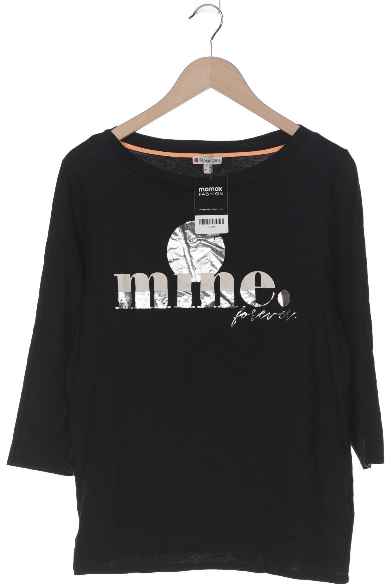 

Street One Damen Langarmshirt, schwarz, Gr. 44
