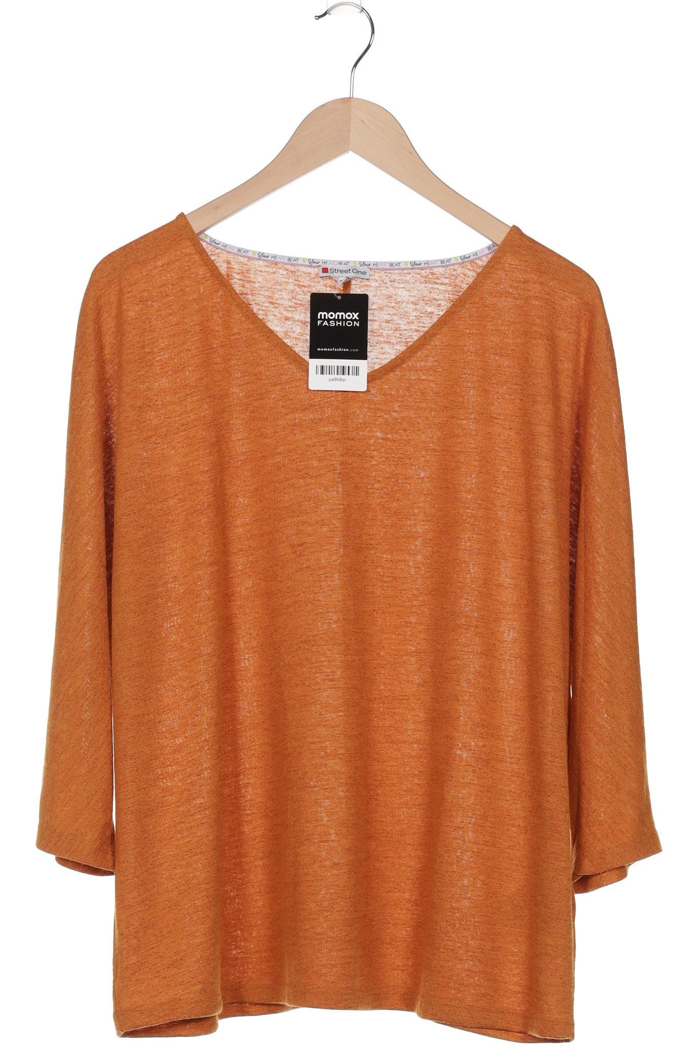 

Street One Damen Pullover, orange, Gr. 46
