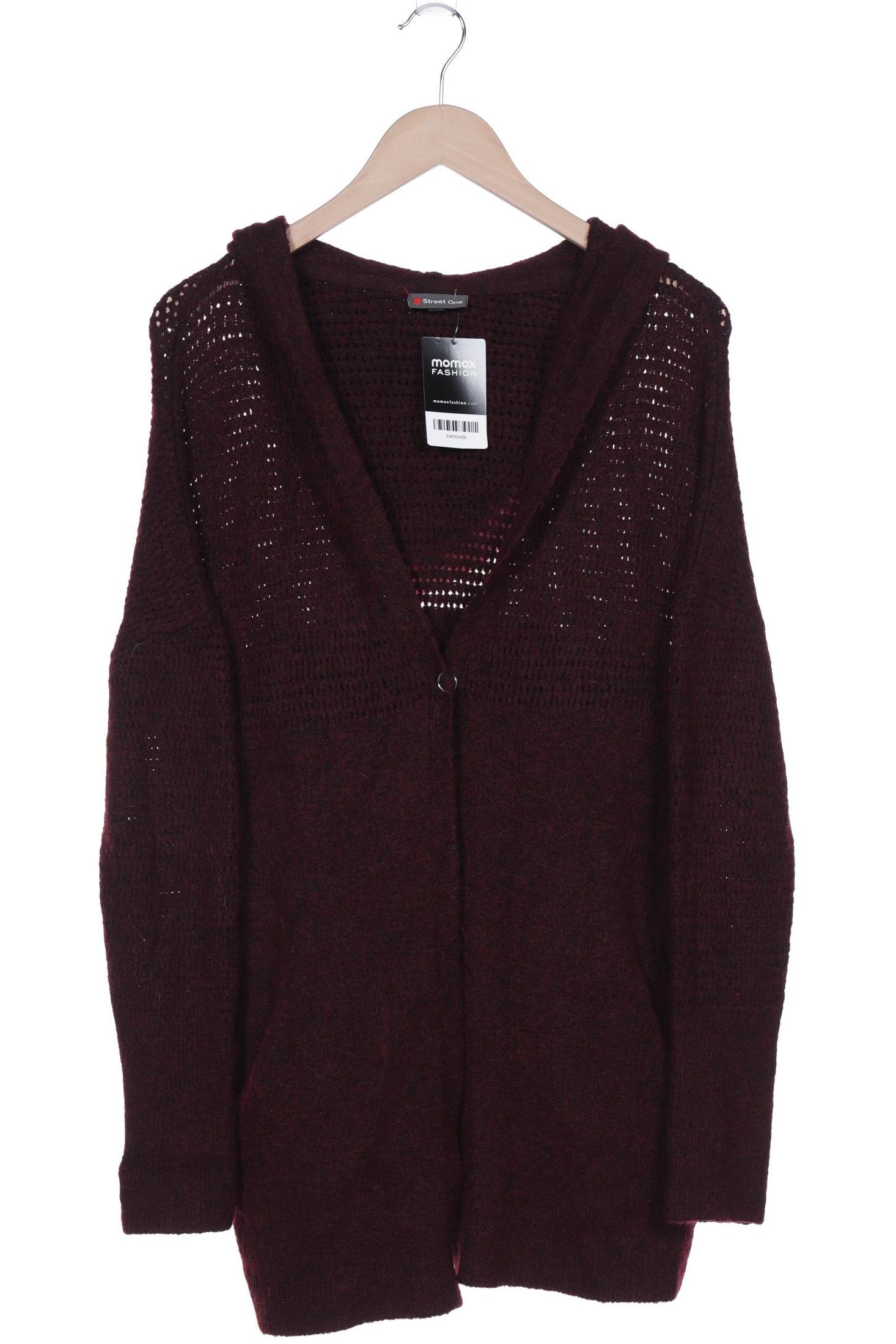 

Street One Damen Strickjacke, bordeaux, Gr. 36