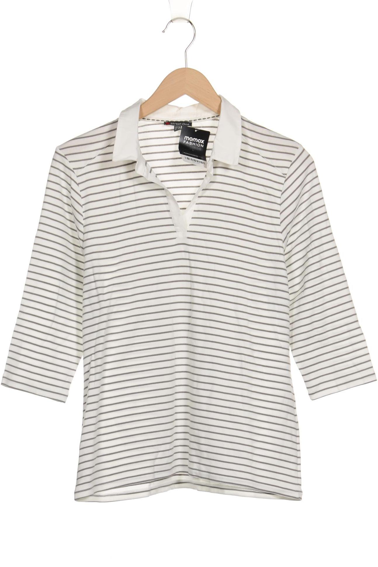 

Street One Damen Poloshirt, weiß, Gr. 42