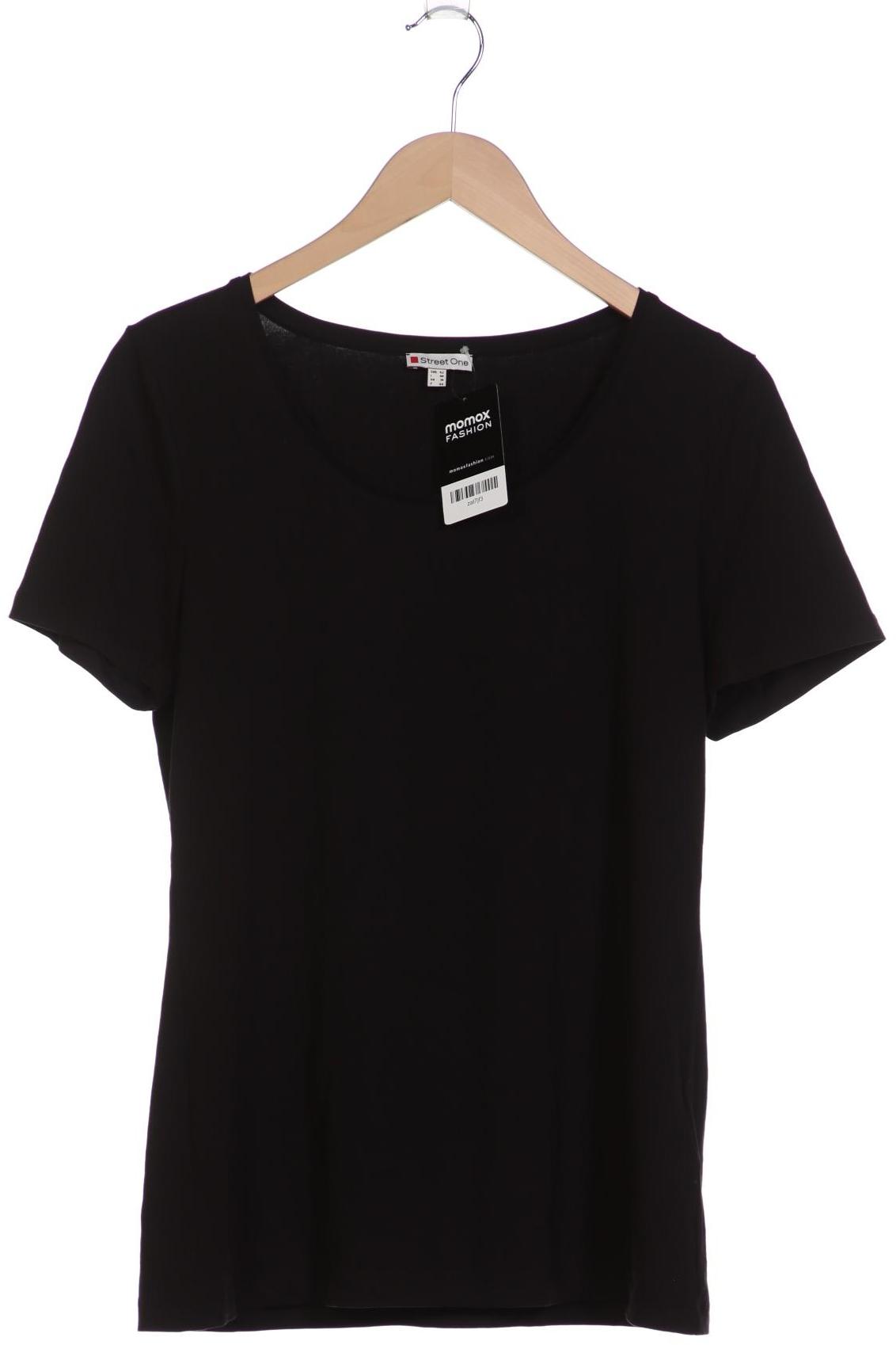 

Street One Damen T-Shirt, schwarz, Gr. 42