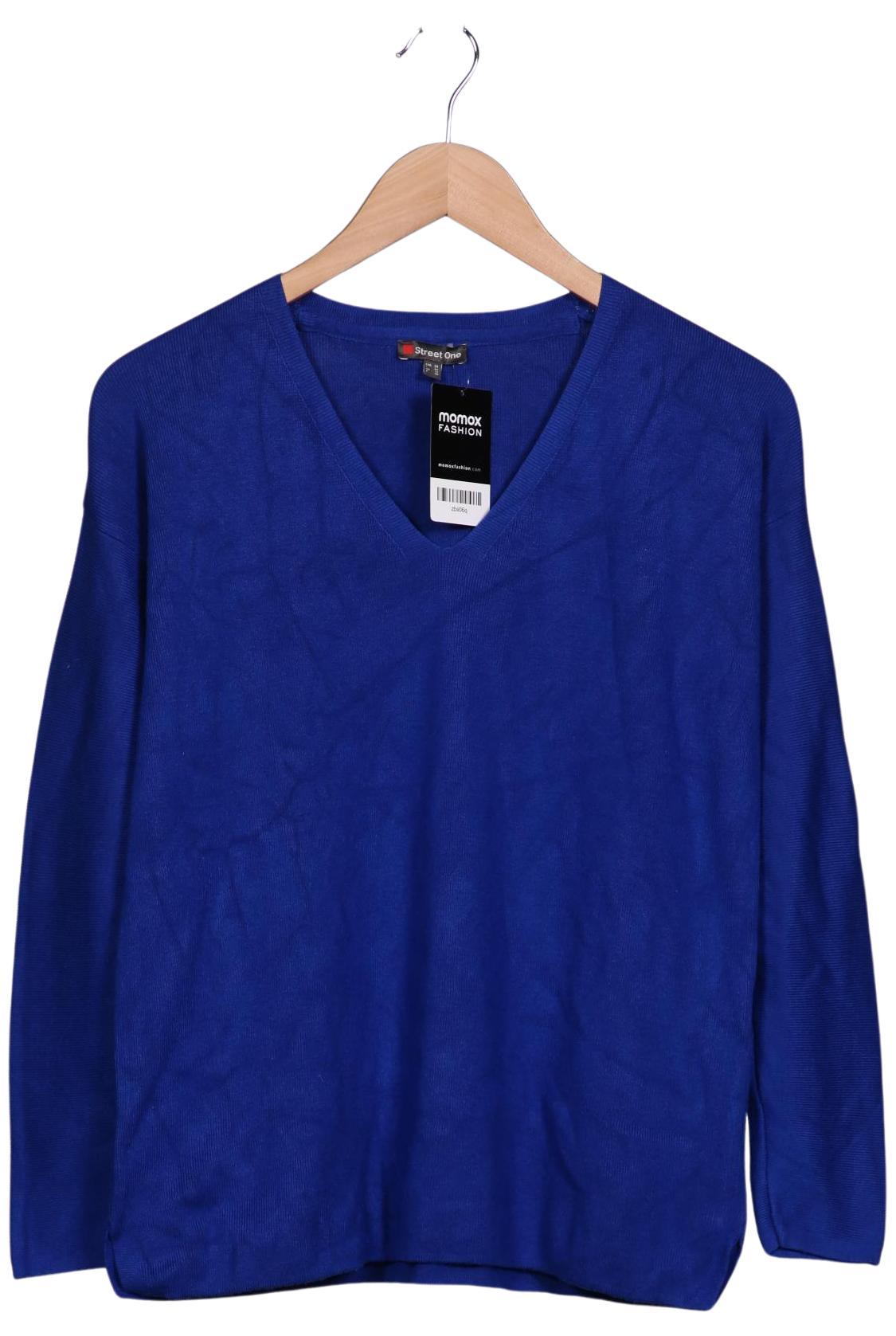 

Street One Damen Pullover, blau, Gr. 38