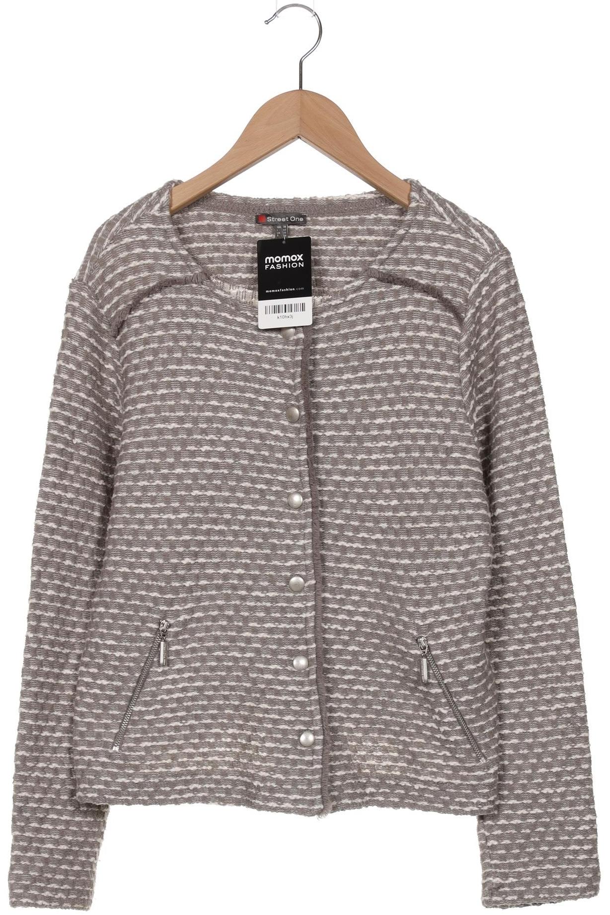 

Street One Damen Strickjacke, grau, Gr. 38