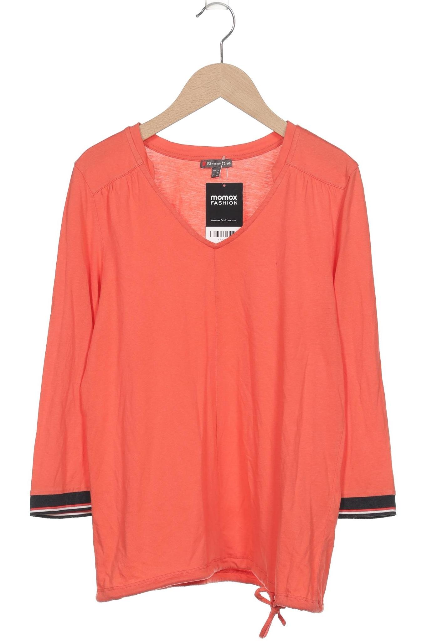 

Street One Damen Langarmshirt, orange, Gr. 38
