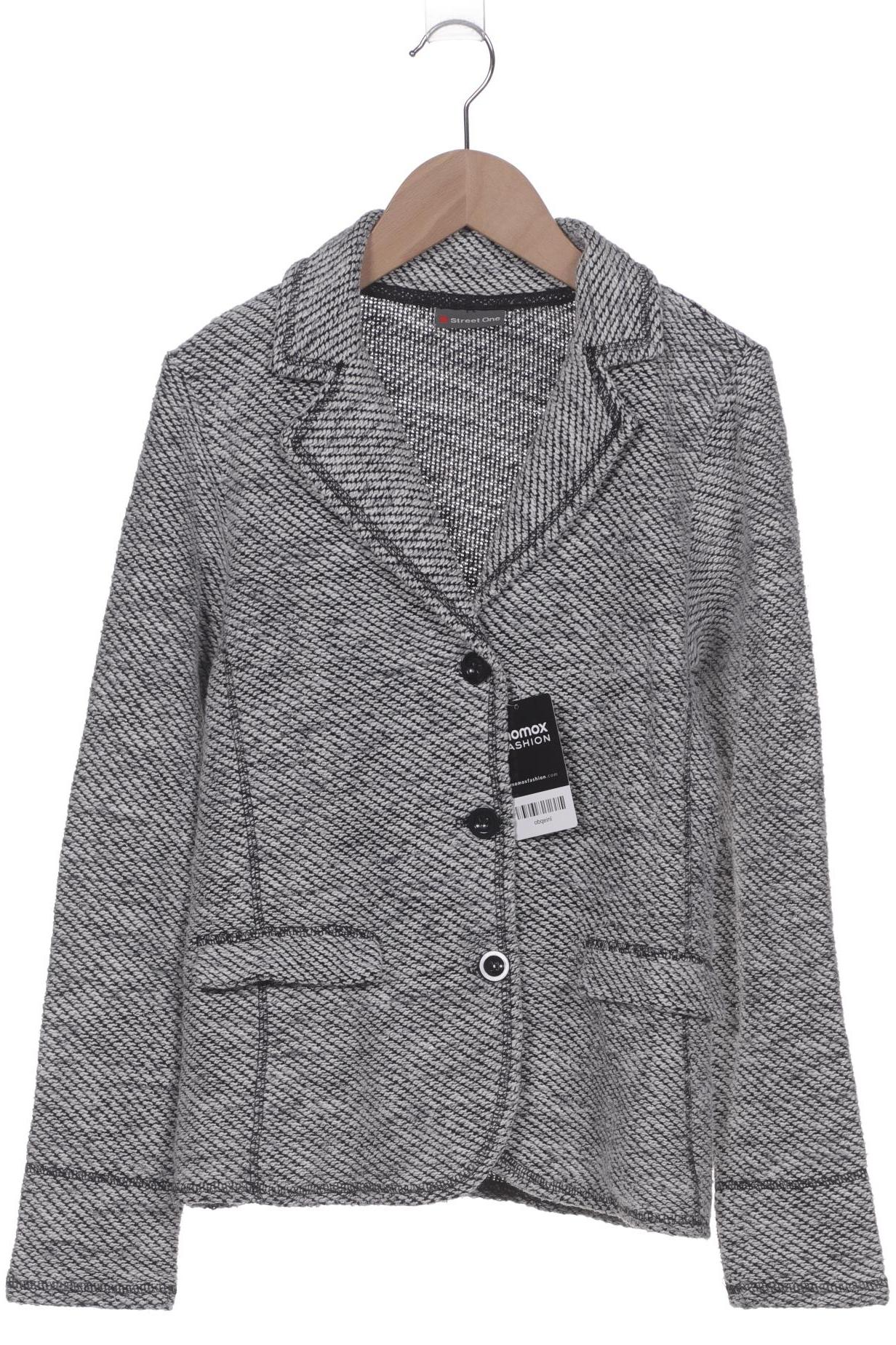 

Street One Damen Strickjacke, grau, Gr. 36