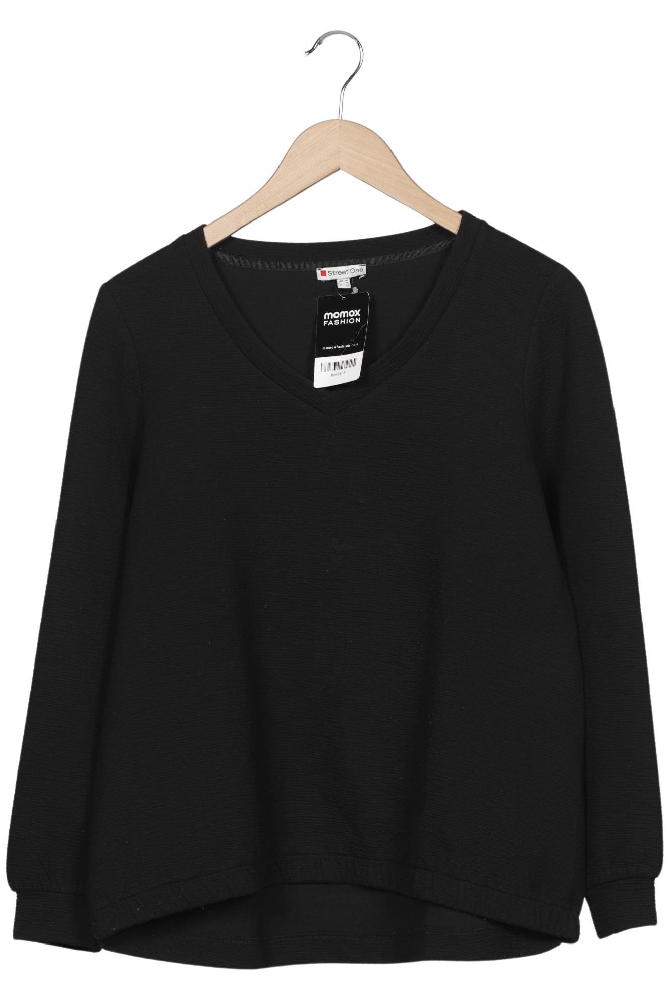 

Street One Damen Sweatshirt, schwarz, Gr. 40