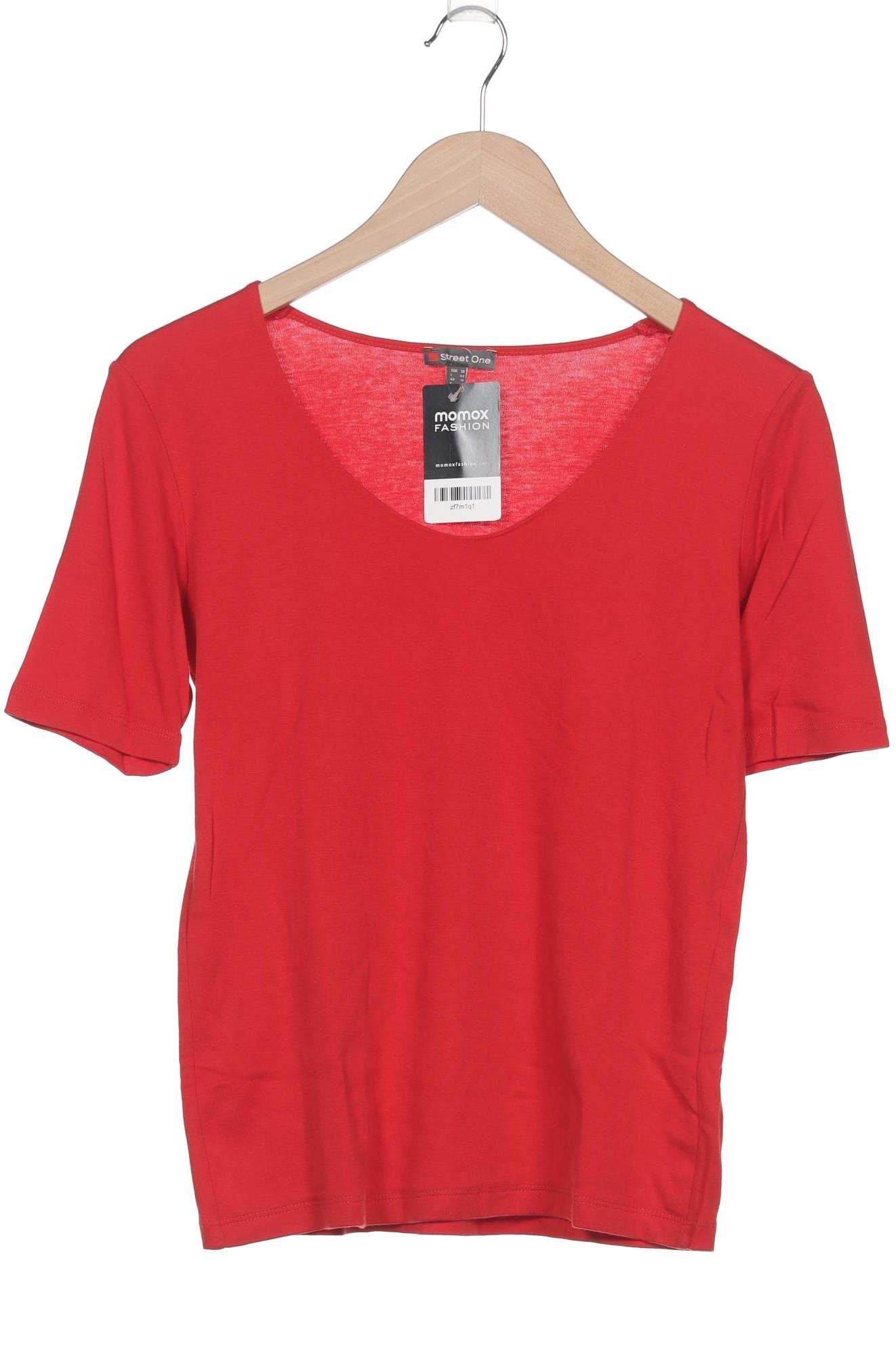 

Street One Damen T-Shirt, rot, Gr. 38