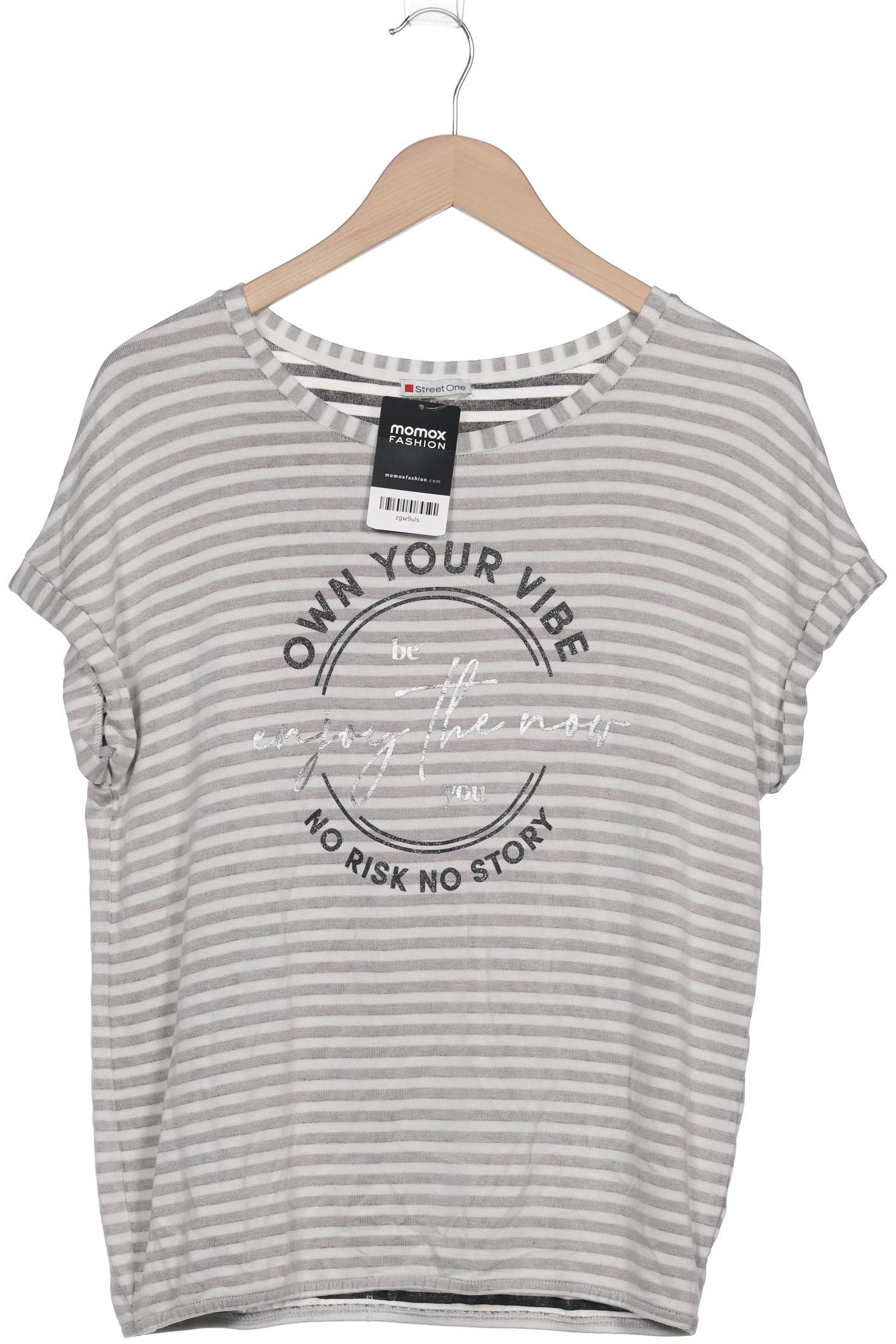 

Street One Damen T-Shirt, grau, Gr. 38