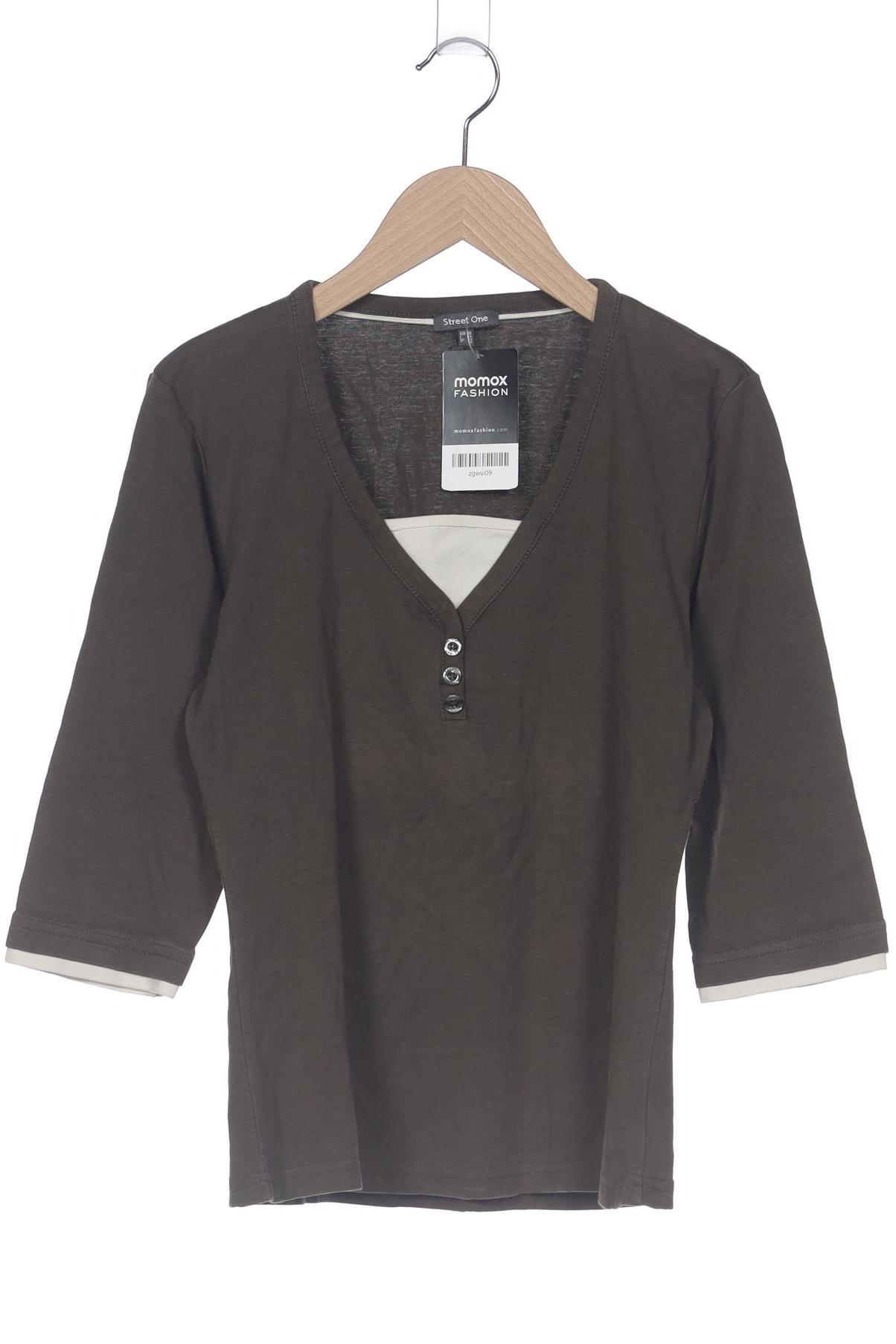 

Street One Damen Langarmshirt, grün, Gr. 40