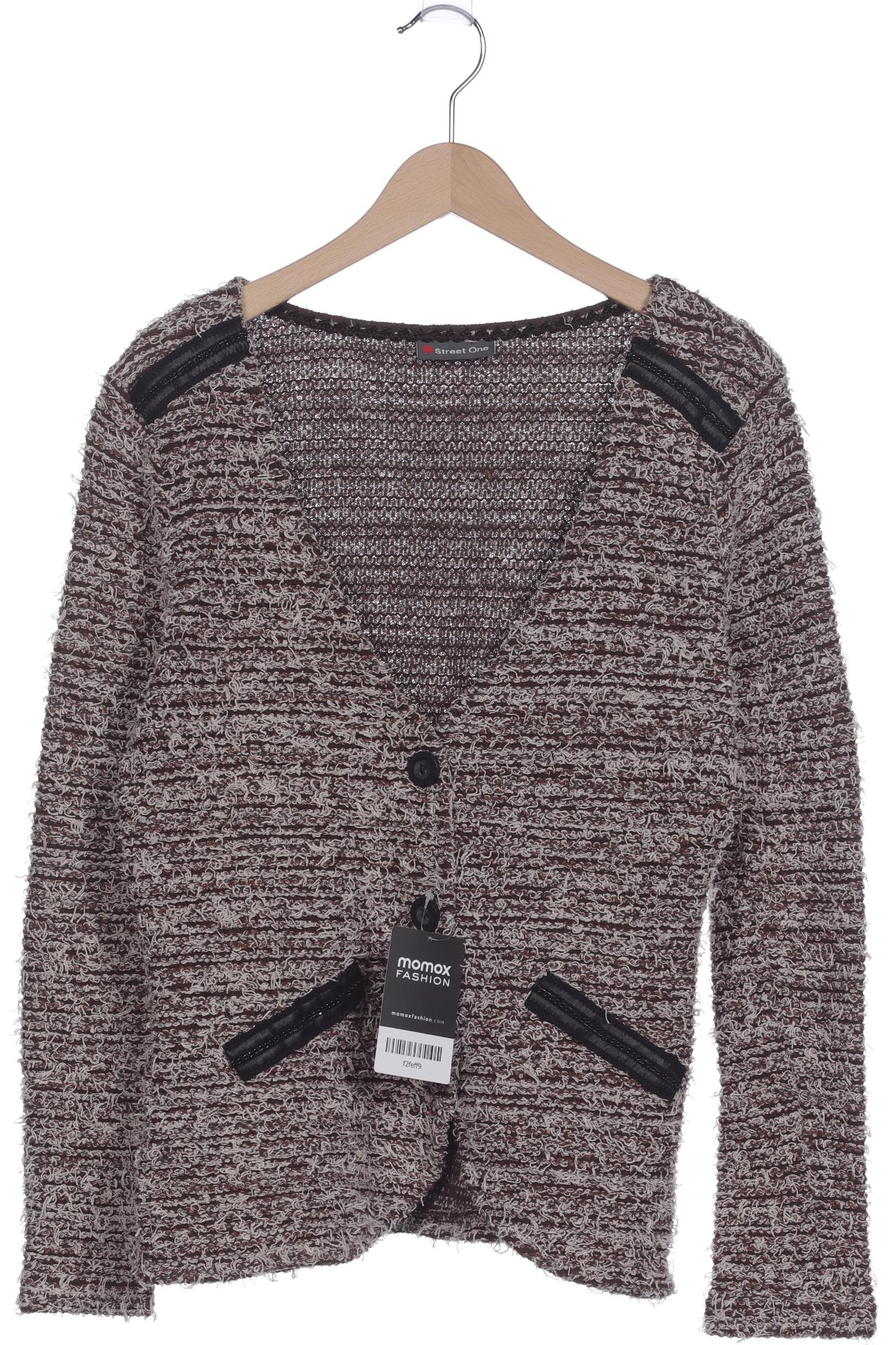 

Street One Damen Strickjacke, braun, Gr. 34