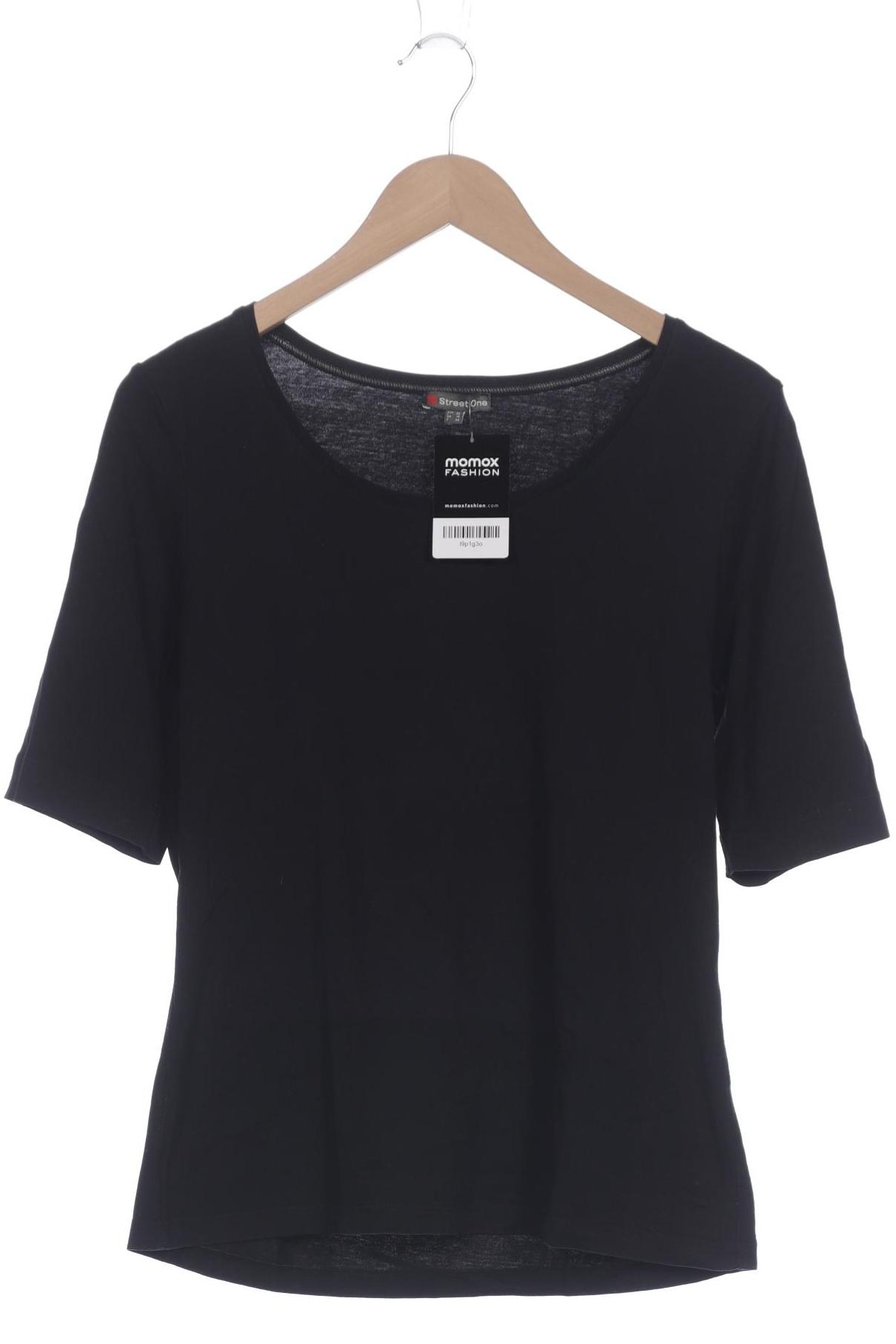 

Street One Damen T-Shirt, schwarz, Gr. 42