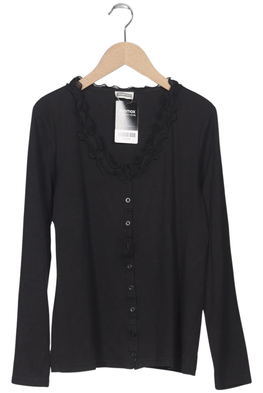 

Street One Damen Langarmshirt, schwarz, Gr. 44