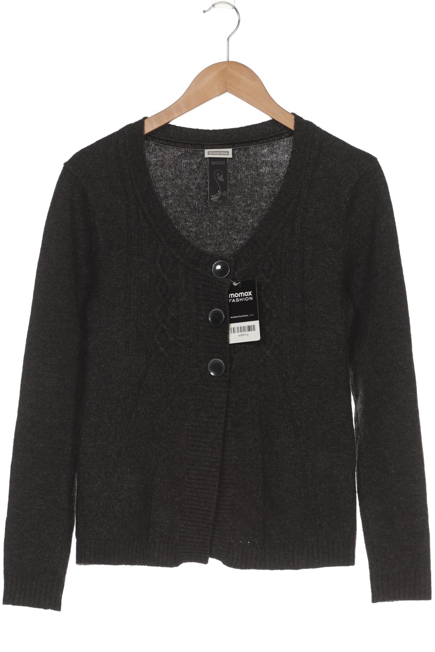 

Street One Damen Strickjacke, grau, Gr. 40