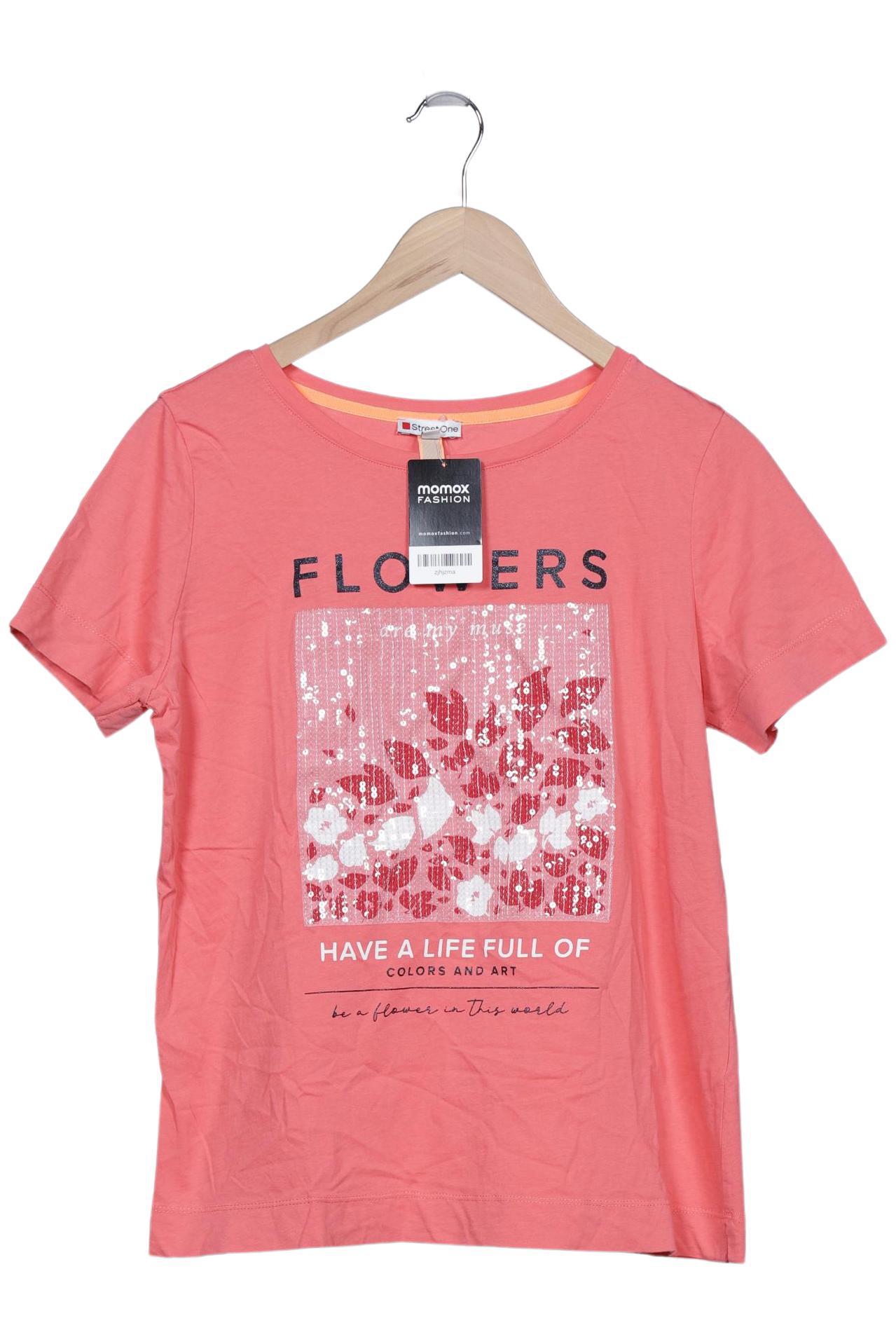 

Street One Damen T-Shirt, rot, Gr. 38