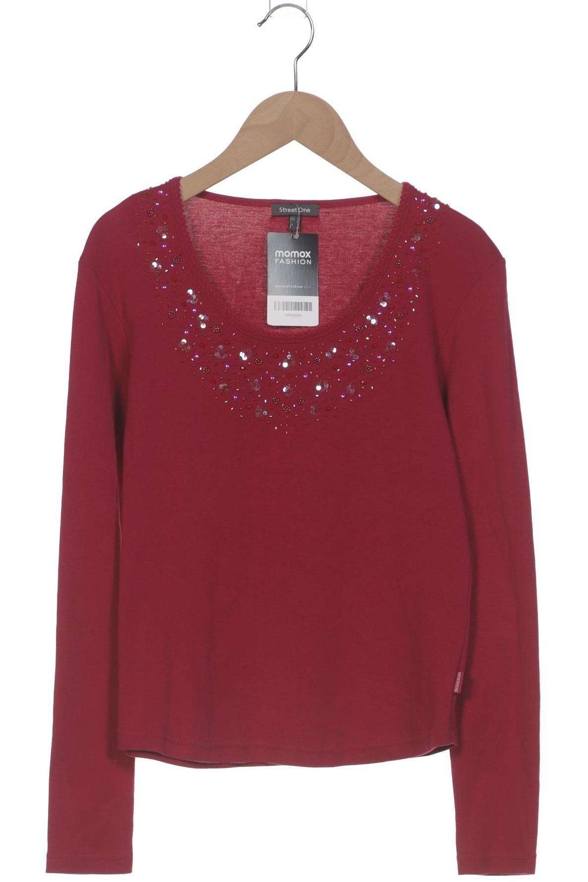 

Street One Damen Langarmshirt, pink, Gr. 38