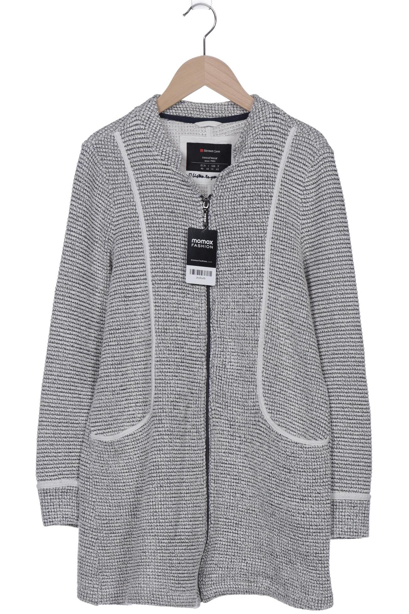 

Street One Damen Strickjacke, cremeweiß, Gr. 40