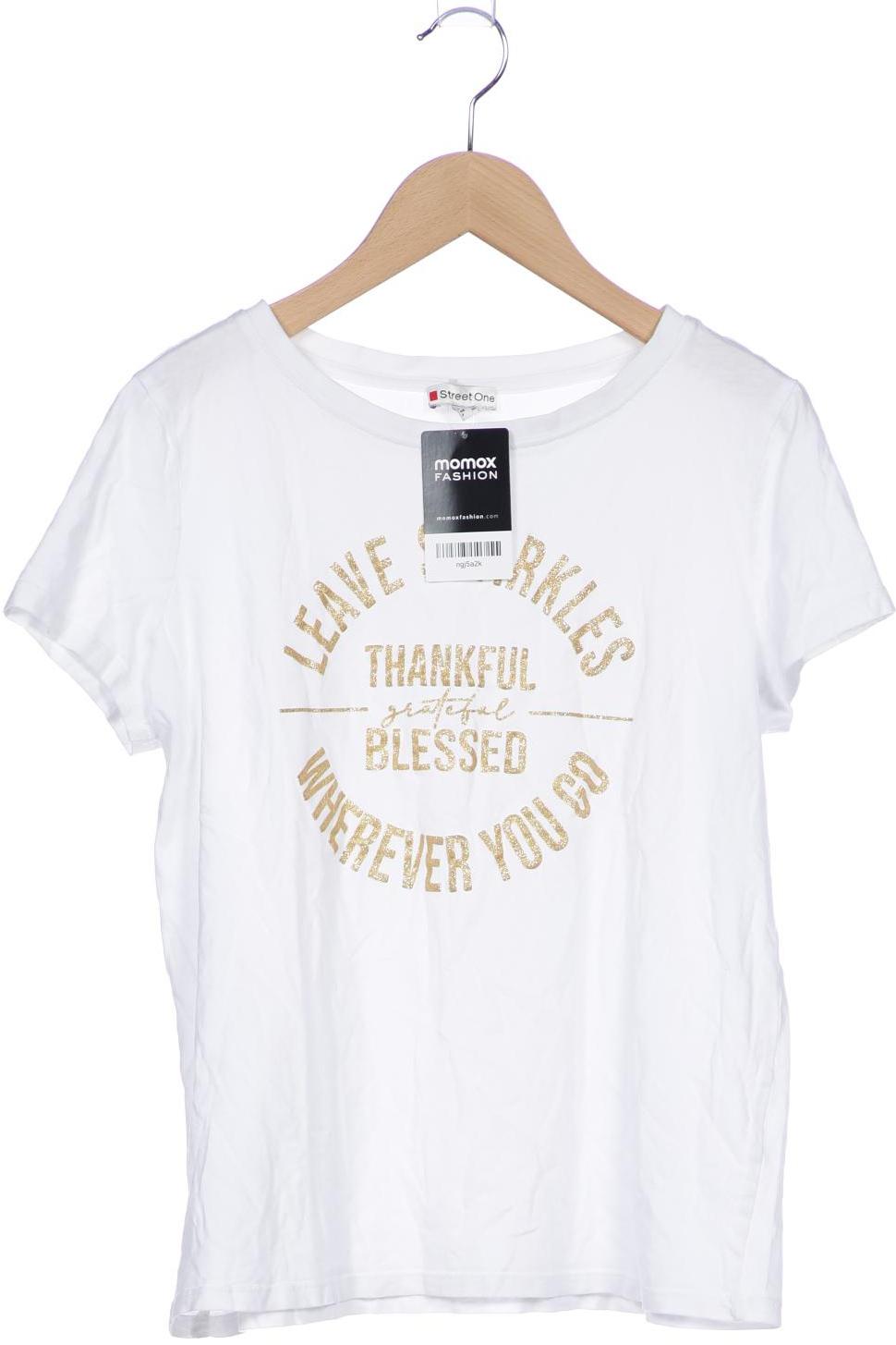

Street One Damen T-Shirt, weiß, Gr. 38
